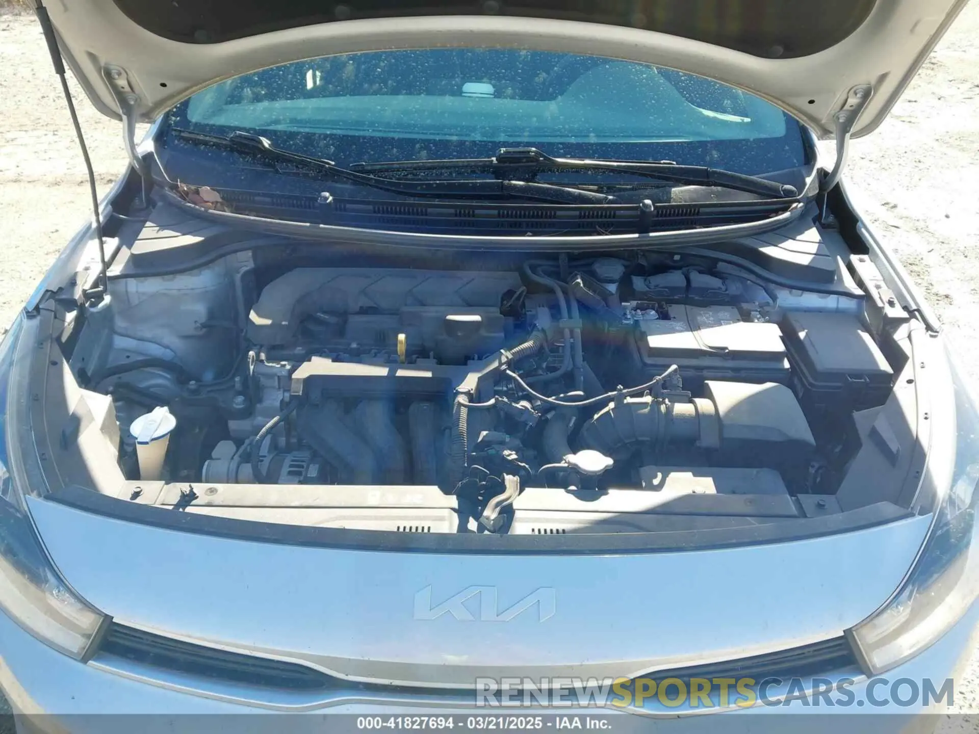 10 Photograph of a damaged car 3KPA24AD8NE434012 KIA RIO 2022