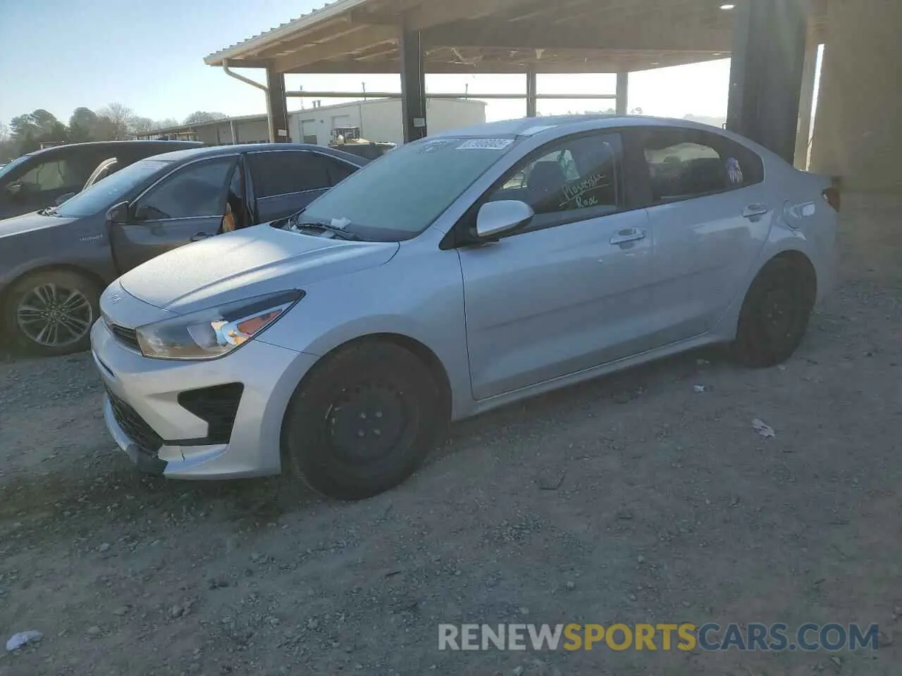 1 Photograph of a damaged car 3KPA24AD8NE434964 KIA RIO 2022