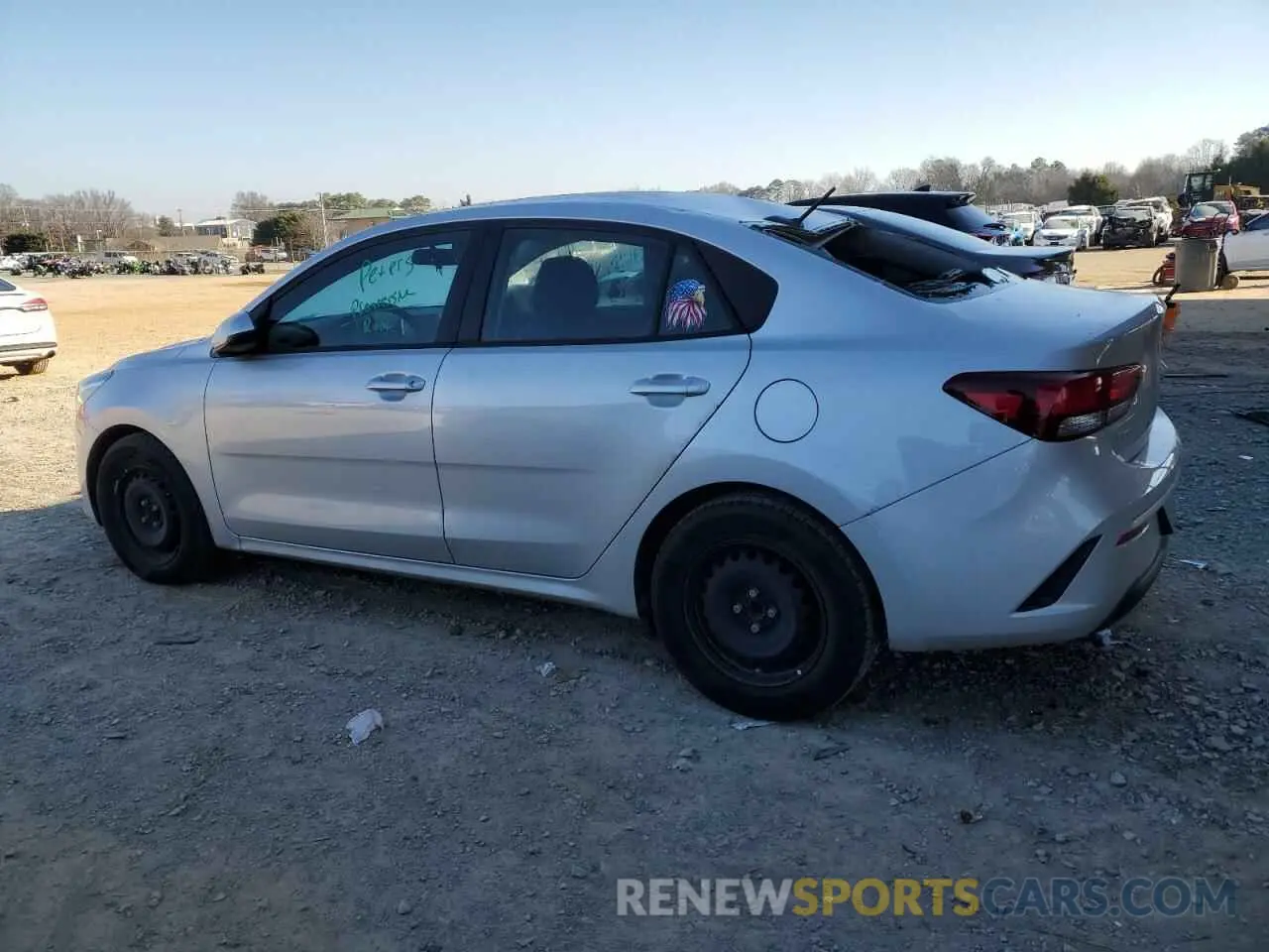 2 Photograph of a damaged car 3KPA24AD8NE434964 KIA RIO 2022