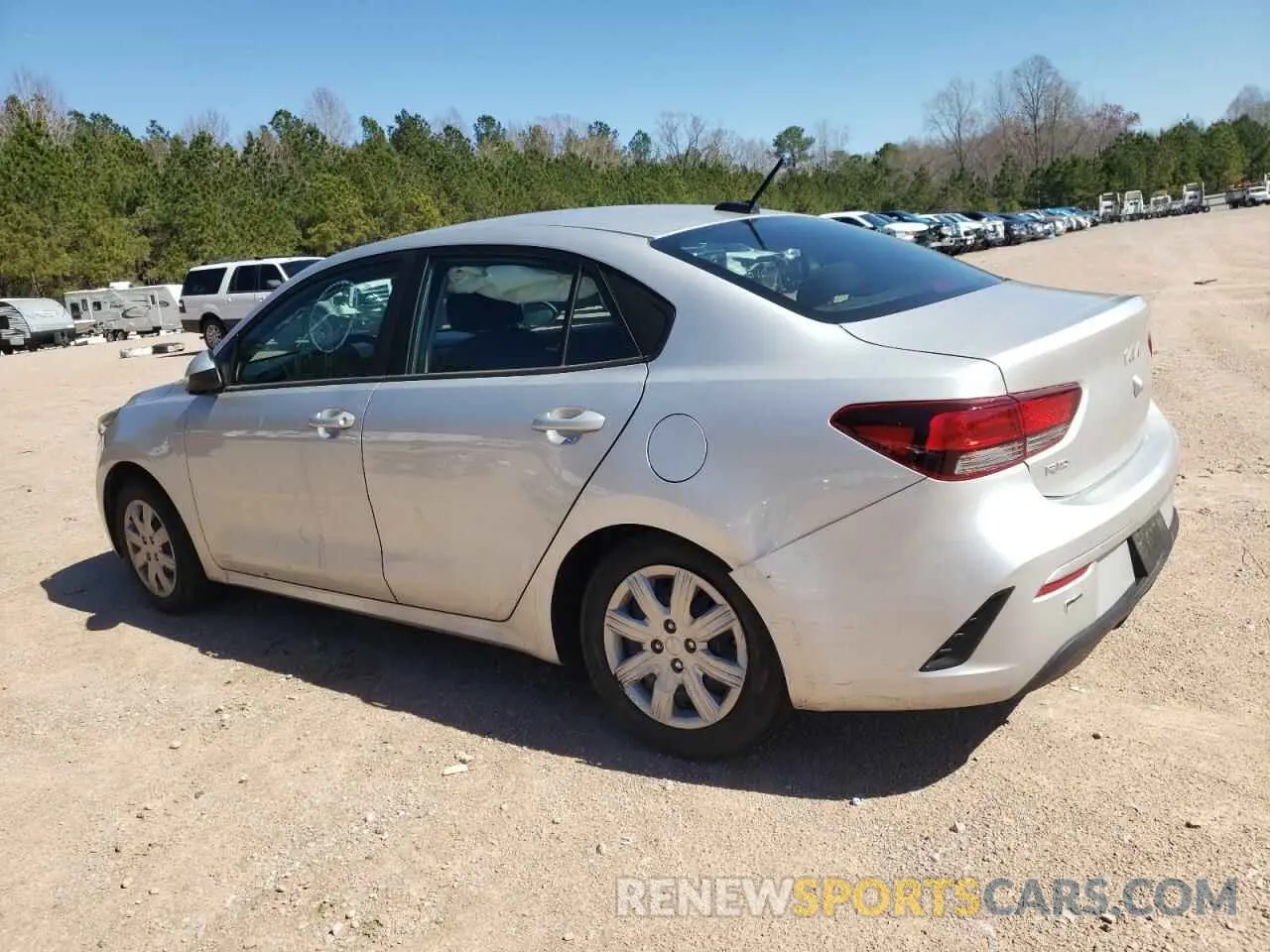2 Photograph of a damaged car 3KPA24AD8NE441042 KIA RIO 2022