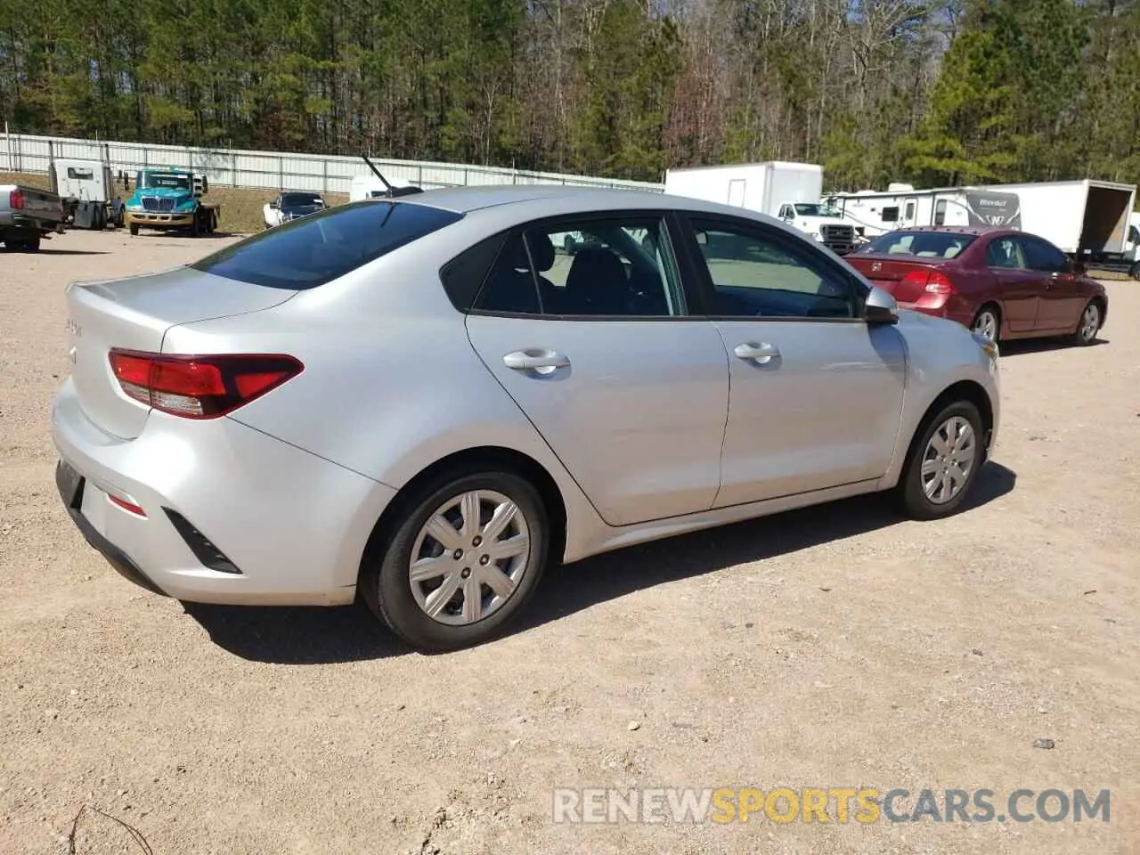 3 Photograph of a damaged car 3KPA24AD8NE441042 KIA RIO 2022