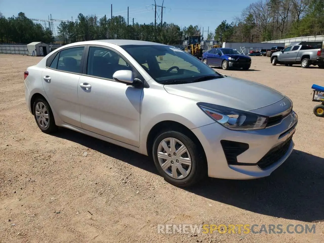 4 Photograph of a damaged car 3KPA24AD8NE441042 KIA RIO 2022
