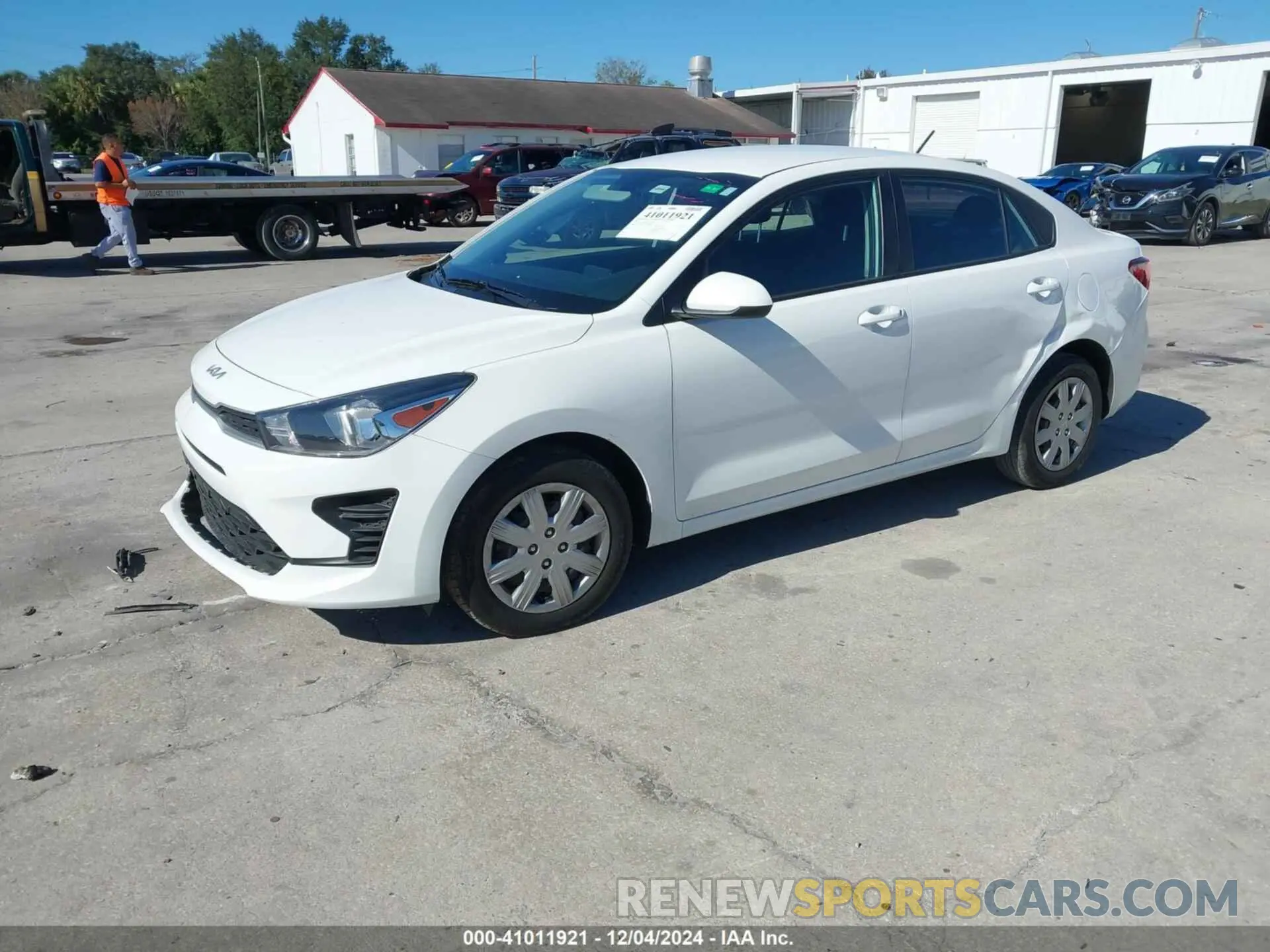 2 Photograph of a damaged car 3KPA24AD8NE443907 KIA RIO 2022