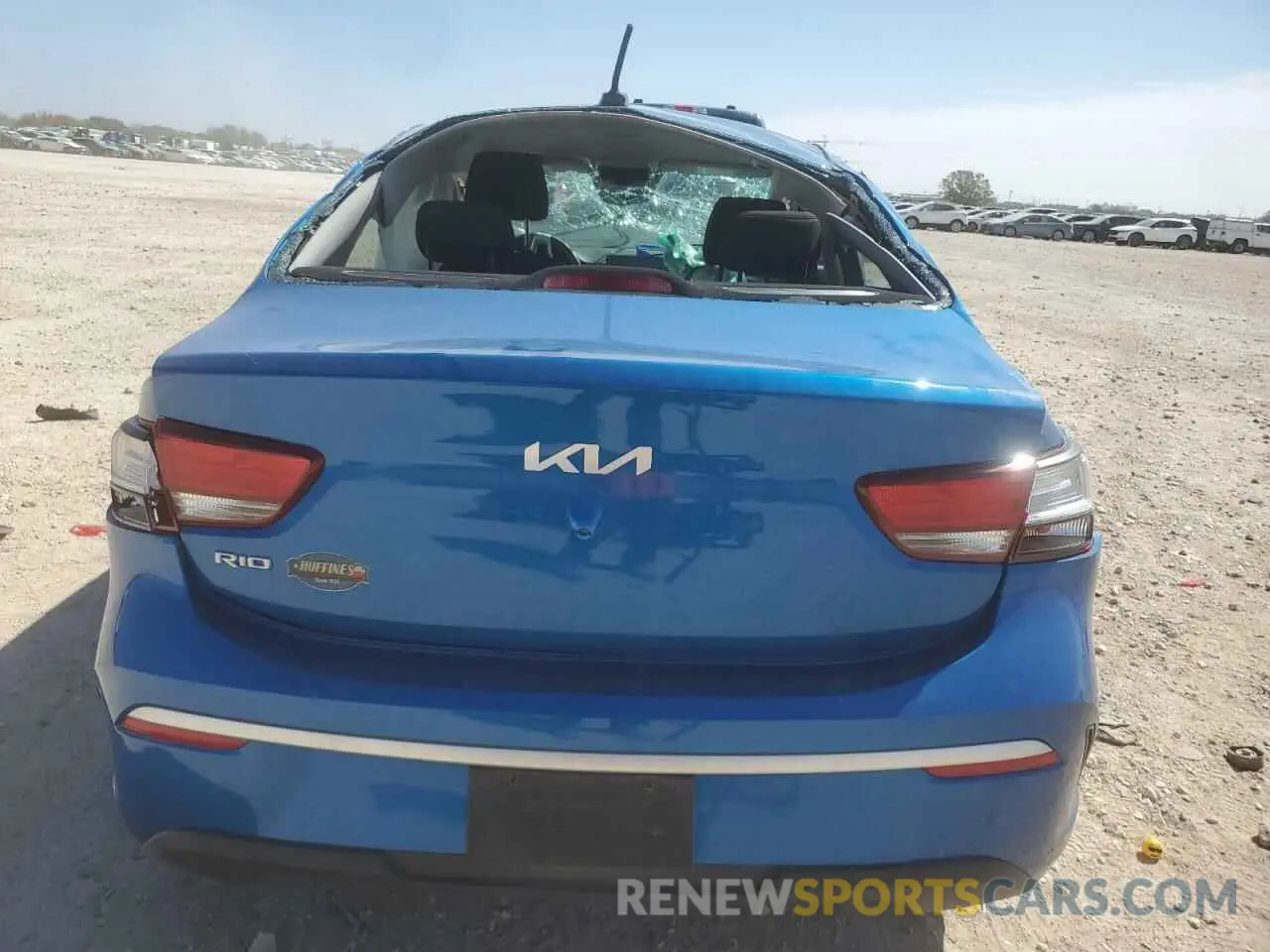 6 Photograph of a damaged car 3KPA24AD8NE460593 KIA RIO 2022