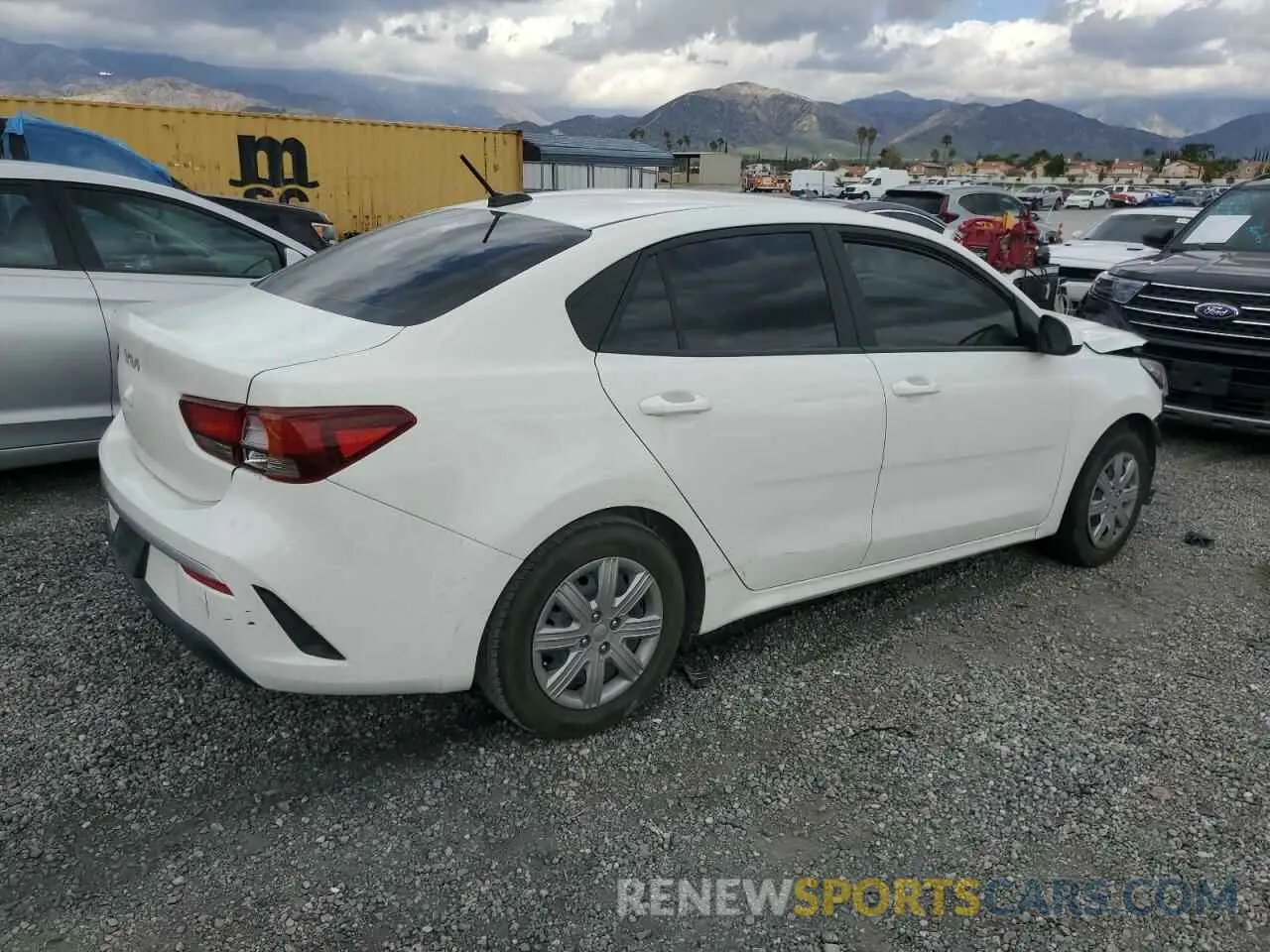 3 Photograph of a damaged car 3KPA24AD8NE493514 KIA RIO 2022