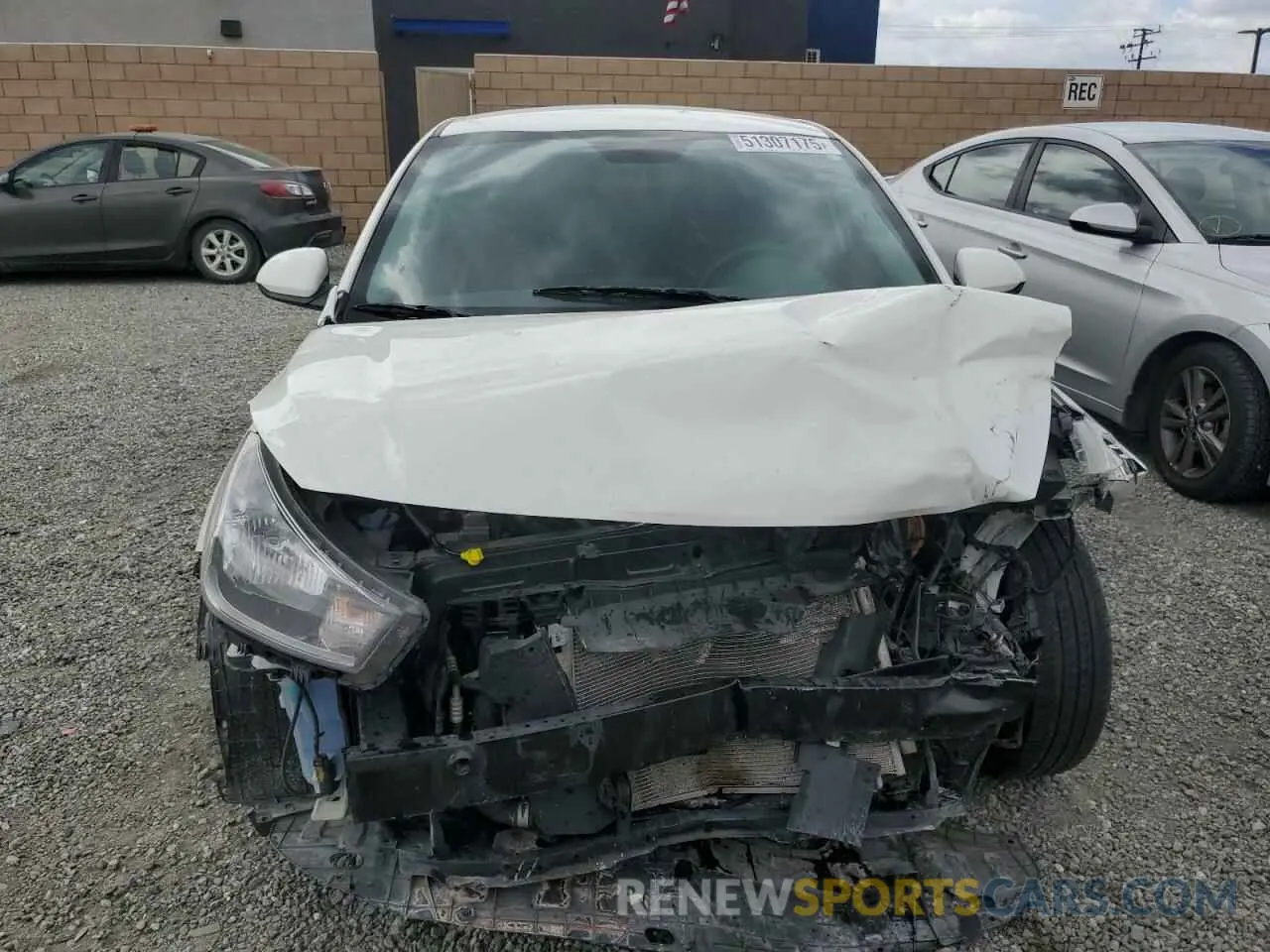 5 Photograph of a damaged car 3KPA24AD8NE493514 KIA RIO 2022