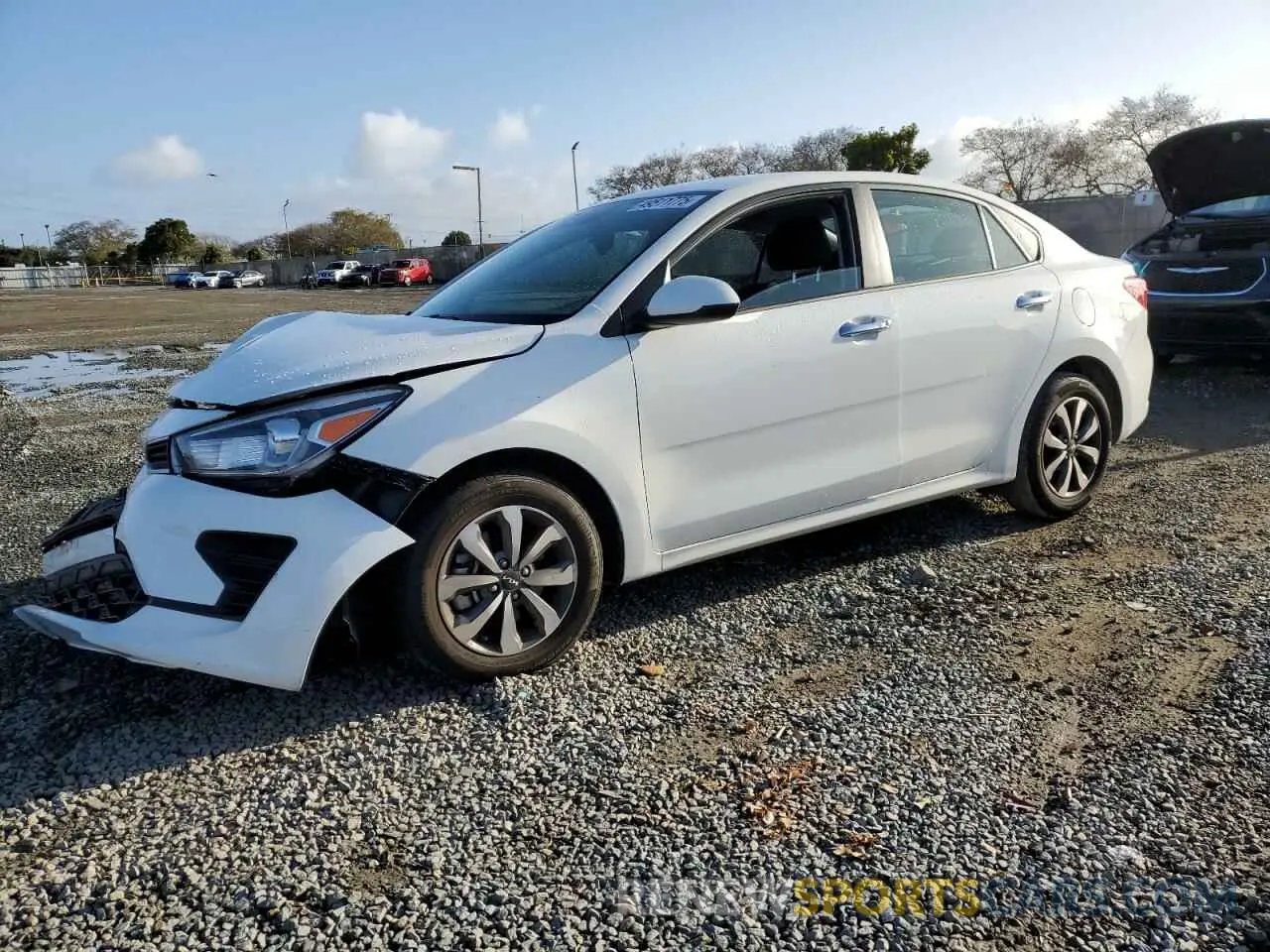 1 Photograph of a damaged car 3KPA24AD8NE501028 KIA RIO 2022