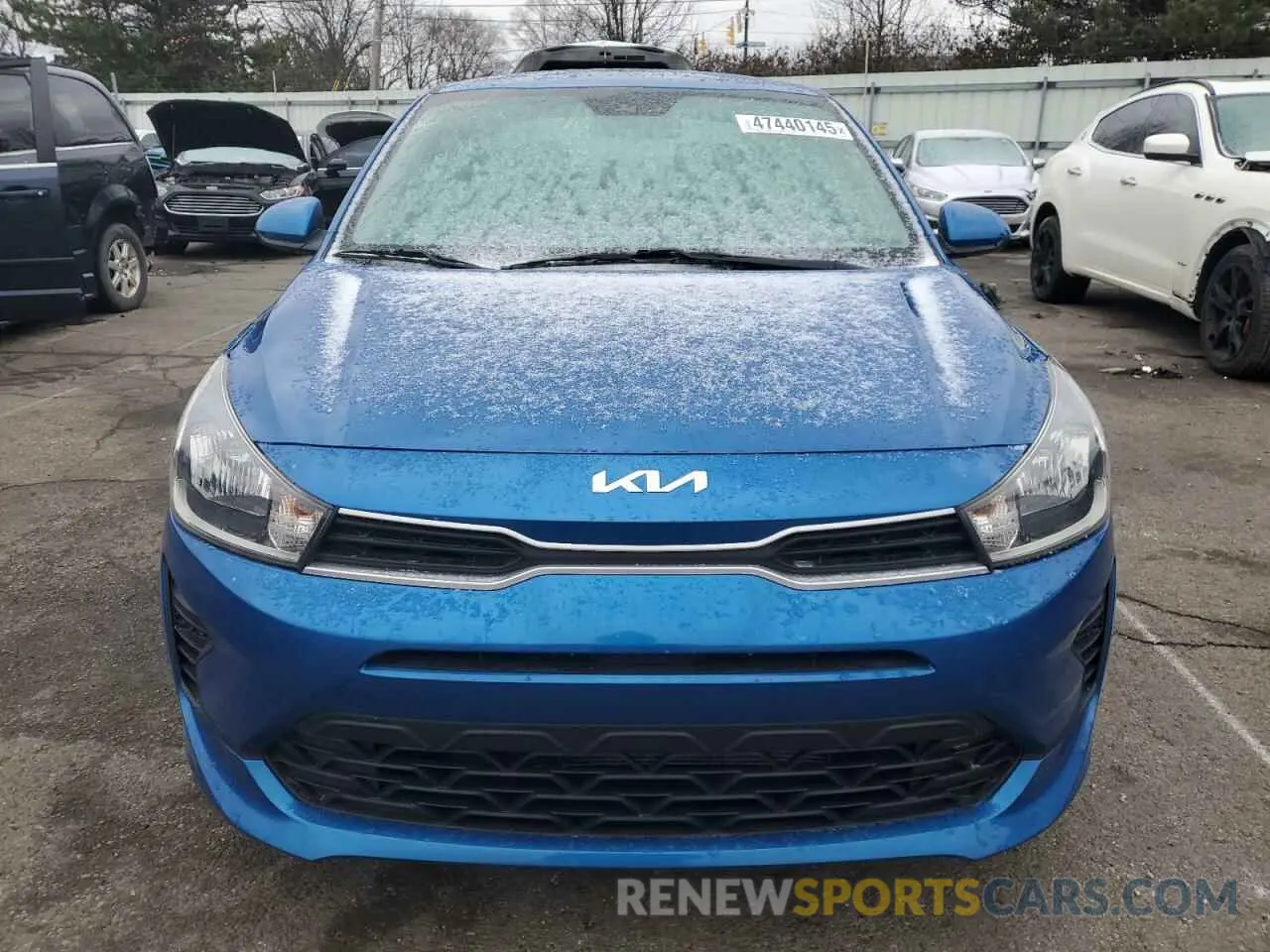5 Photograph of a damaged car 3KPA24AD9NE436836 KIA RIO 2022