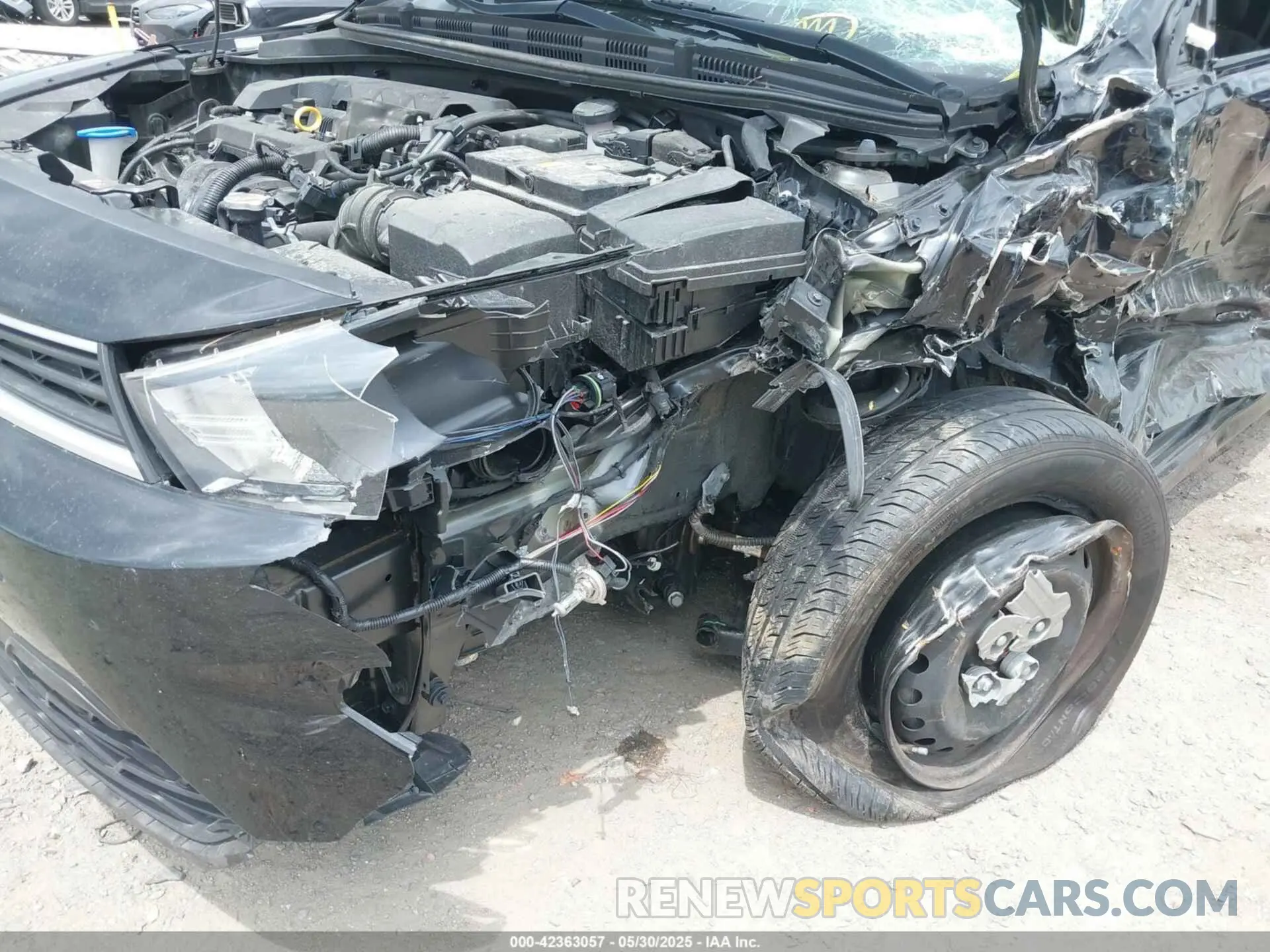 6 Photograph of a damaged car 3KPA24AD9NE452566 KIA RIO 2022