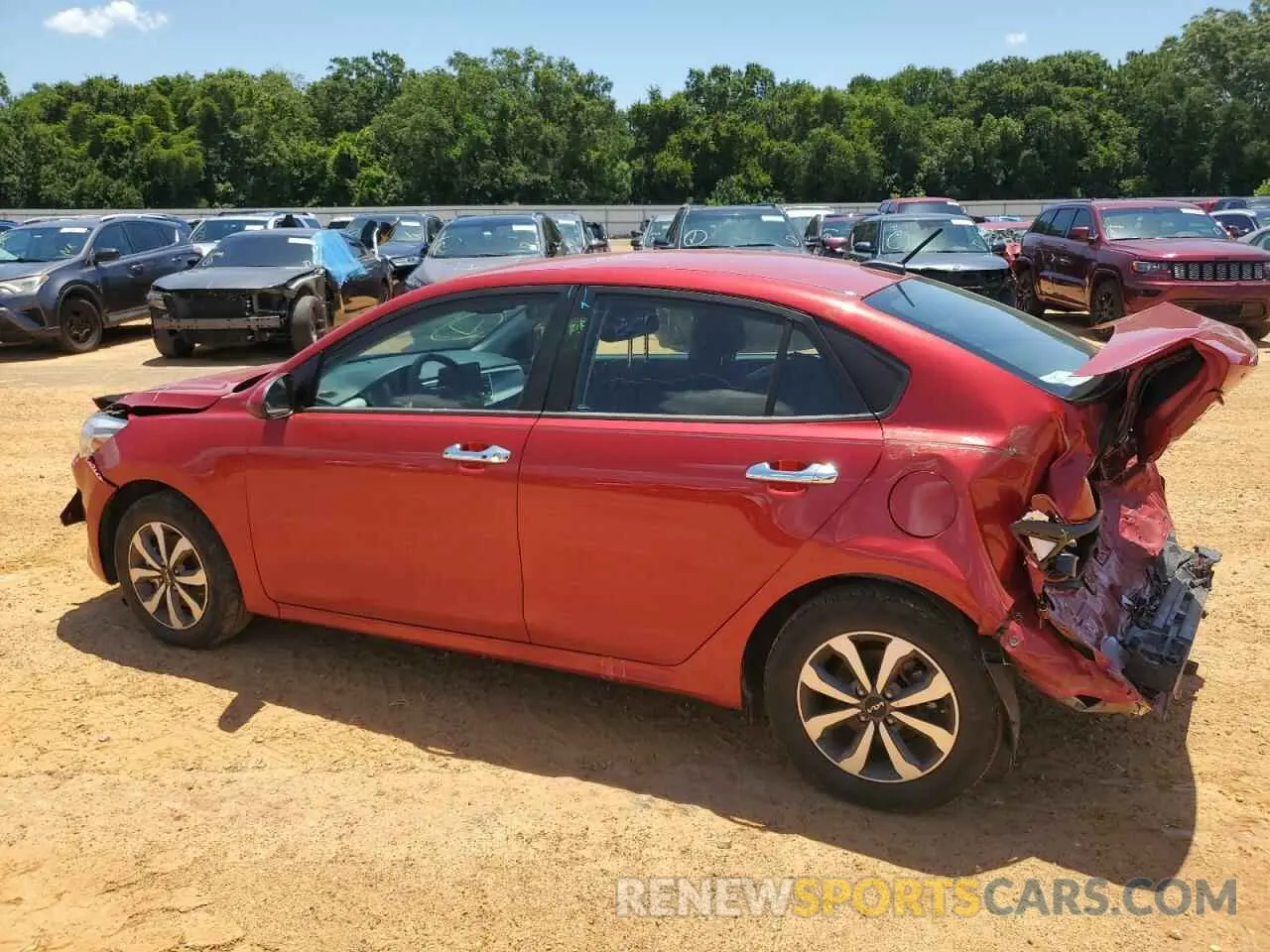 2 Photograph of a damaged car 3KPA24AD9NE454723 KIA RIO 2022