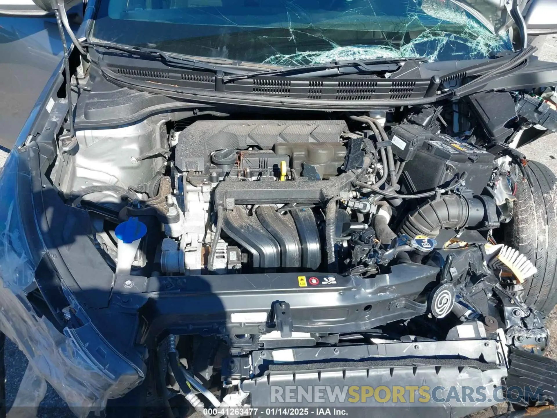 10 Photograph of a damaged car 3KPA24AD9NE464104 KIA RIO 2022