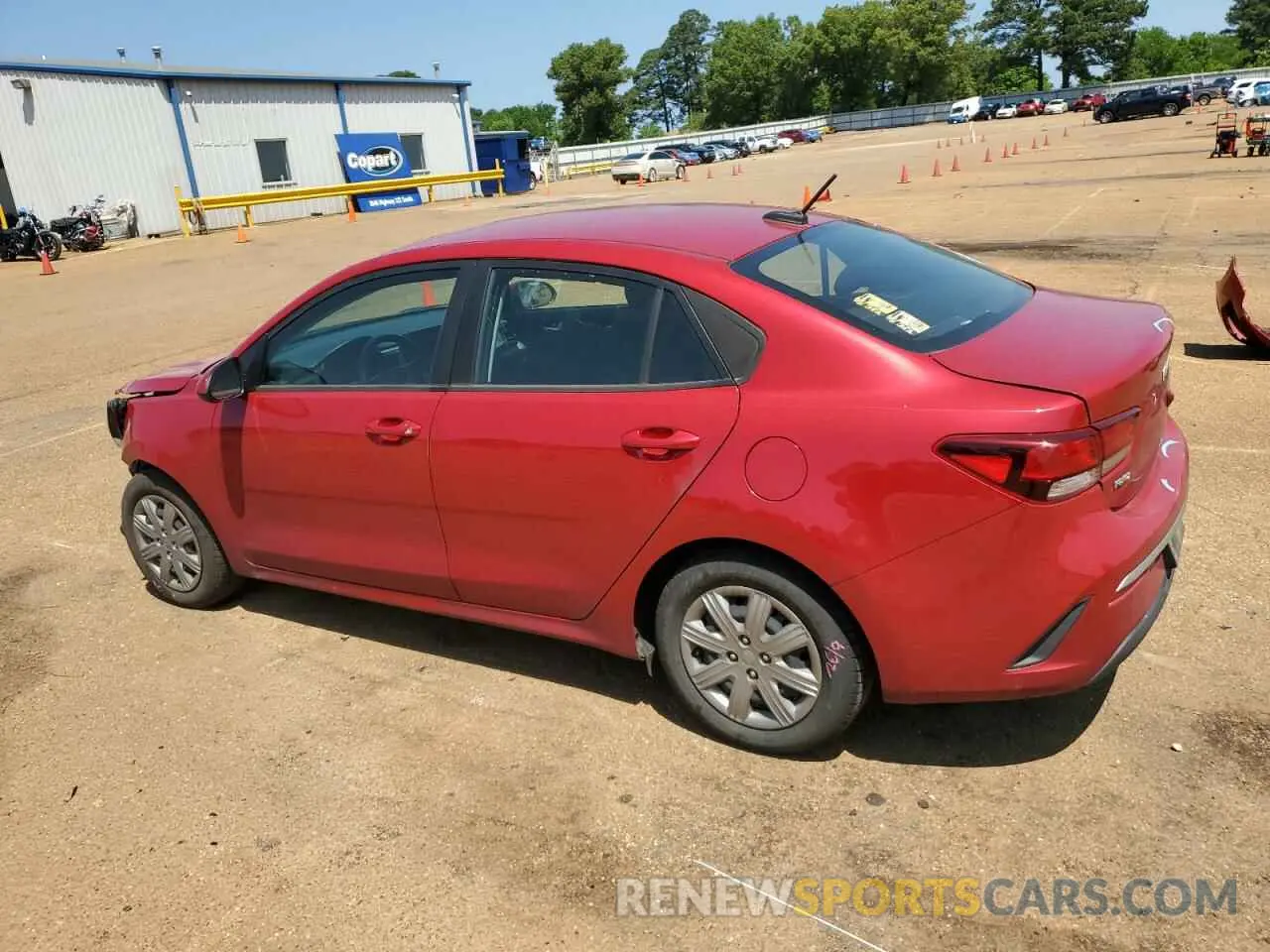 2 Photograph of a damaged car 3KPA24AD9NE478908 KIA RIO 2022