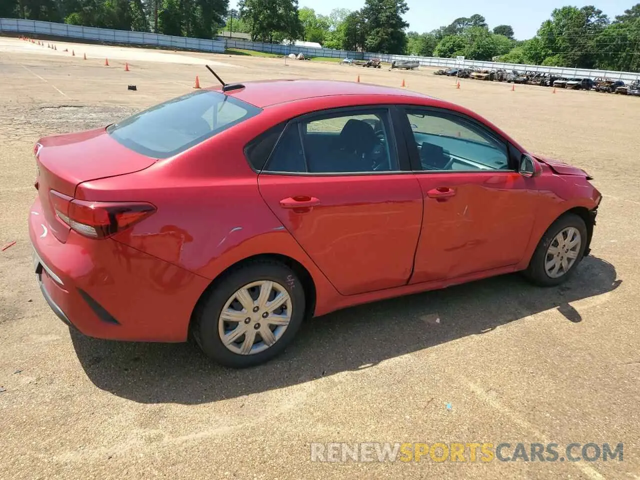 3 Photograph of a damaged car 3KPA24AD9NE478908 KIA RIO 2022