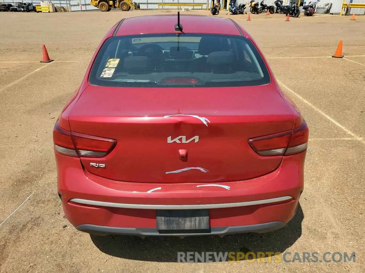 6 Photograph of a damaged car 3KPA24AD9NE478908 KIA RIO 2022