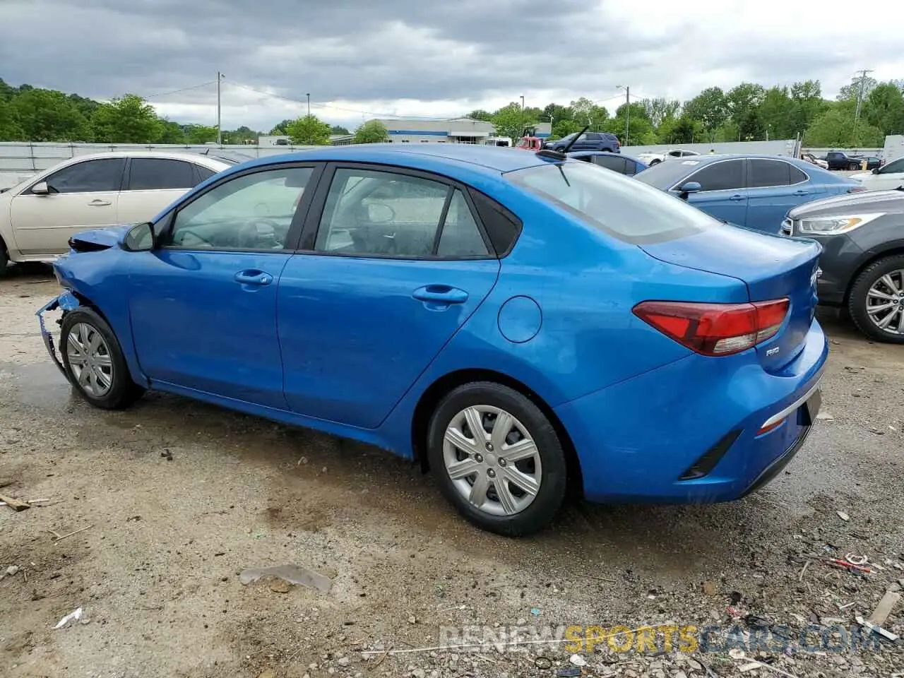 2 Photograph of a damaged car 3KPA24AD9NE491397 KIA RIO 2022