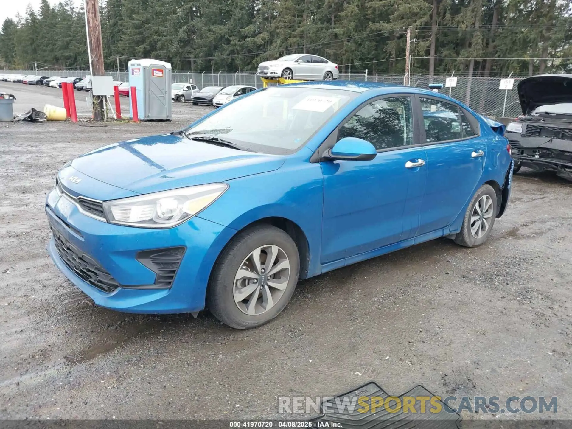 2 Photograph of a damaged car 3KPA24AD9NE508022 KIA RIO 2022