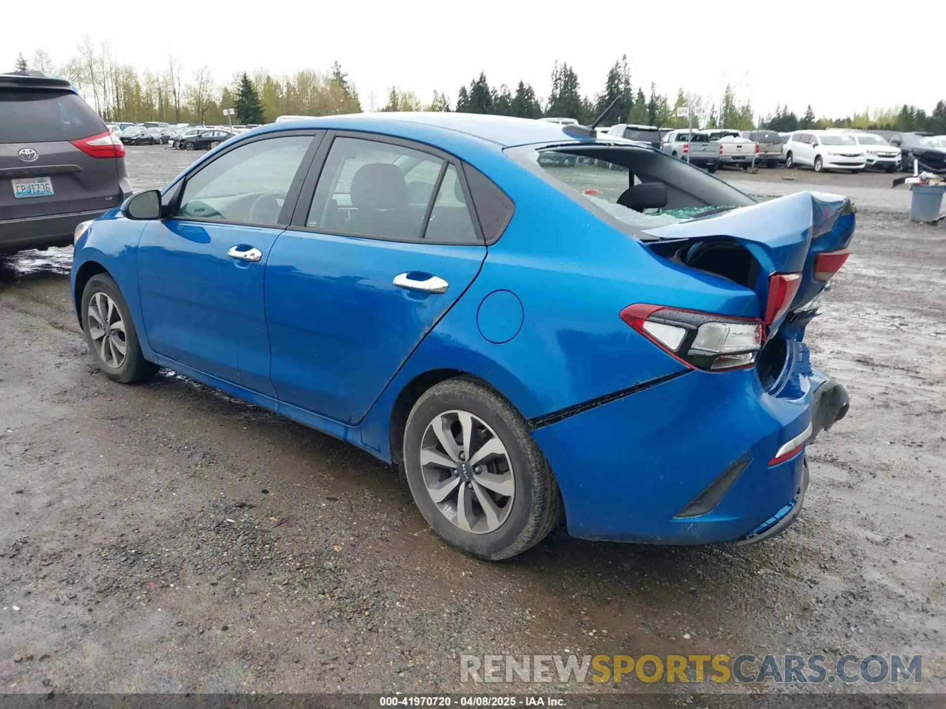 3 Photograph of a damaged car 3KPA24AD9NE508022 KIA RIO 2022