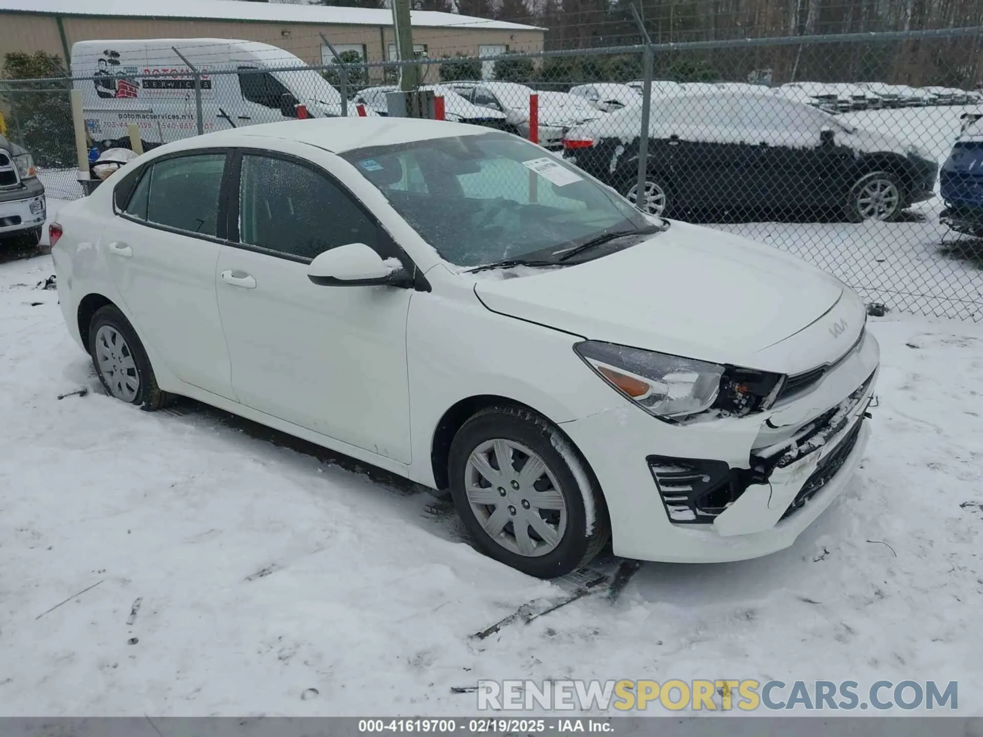 1 Photograph of a damaged car 3KPA24ADXNE473989 KIA RIO 2022