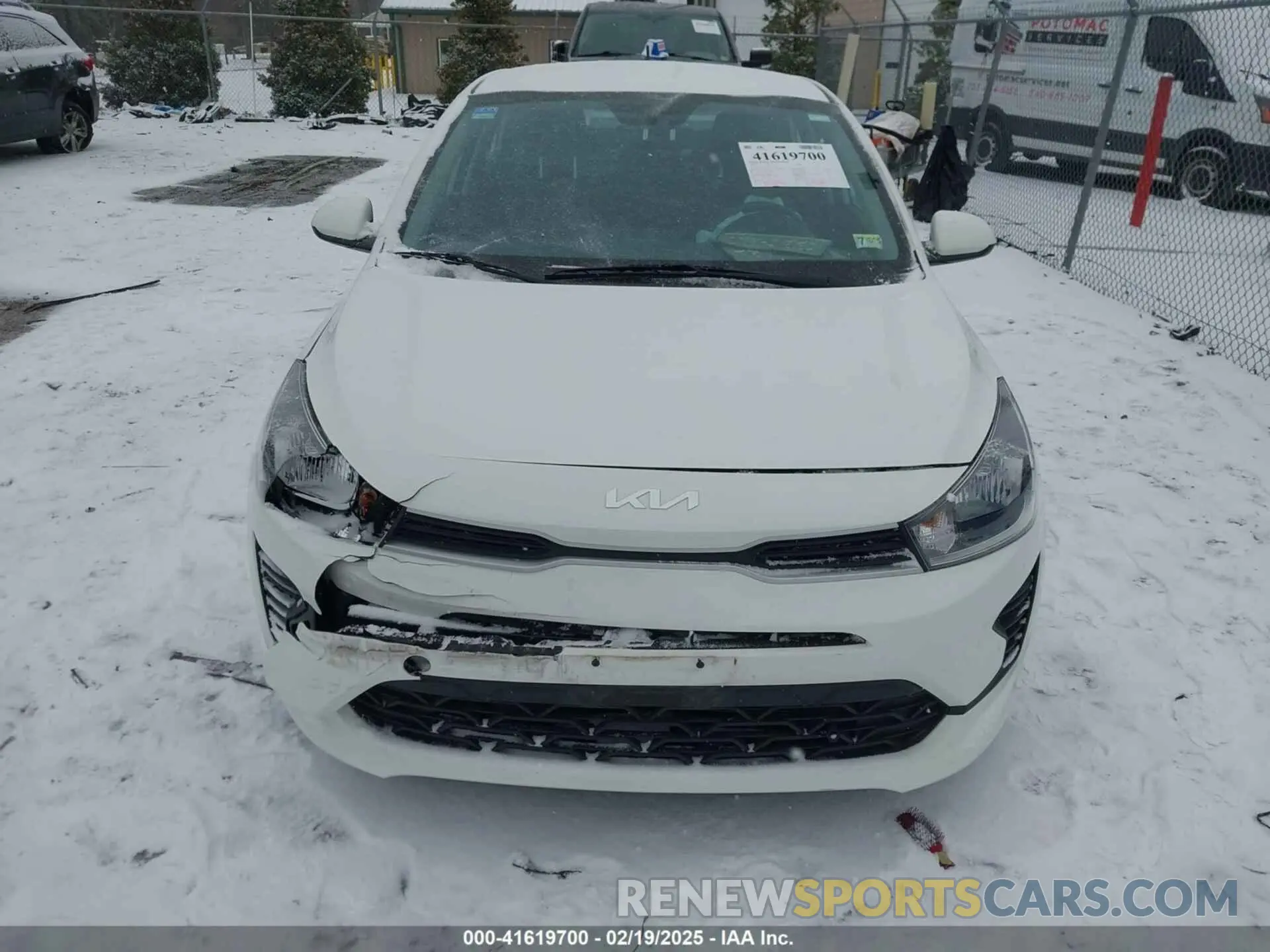 6 Photograph of a damaged car 3KPA24ADXNE473989 KIA RIO 2022