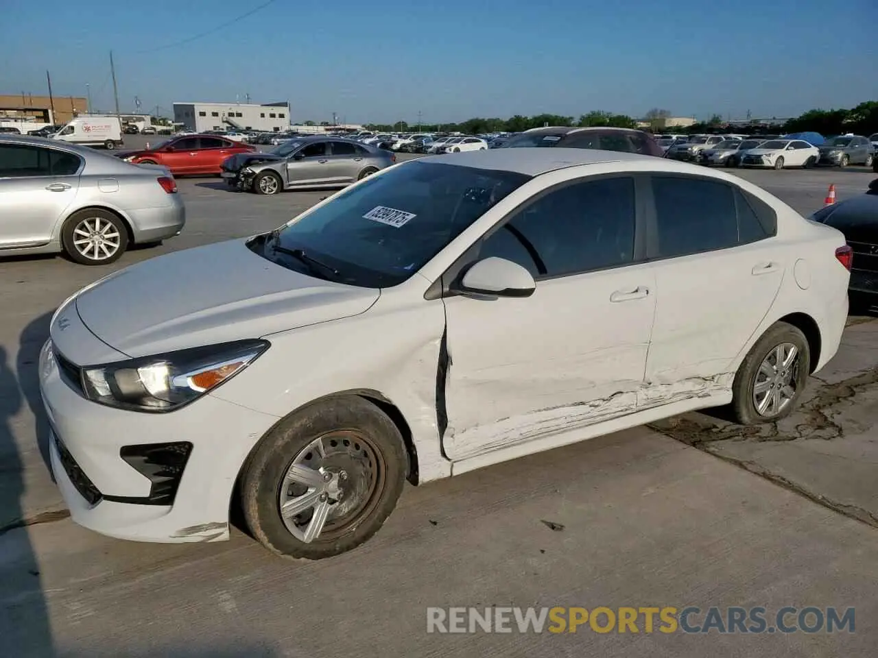 1 Photograph of a damaged car 3KPA24ADXNE479906 KIA RIO 2022