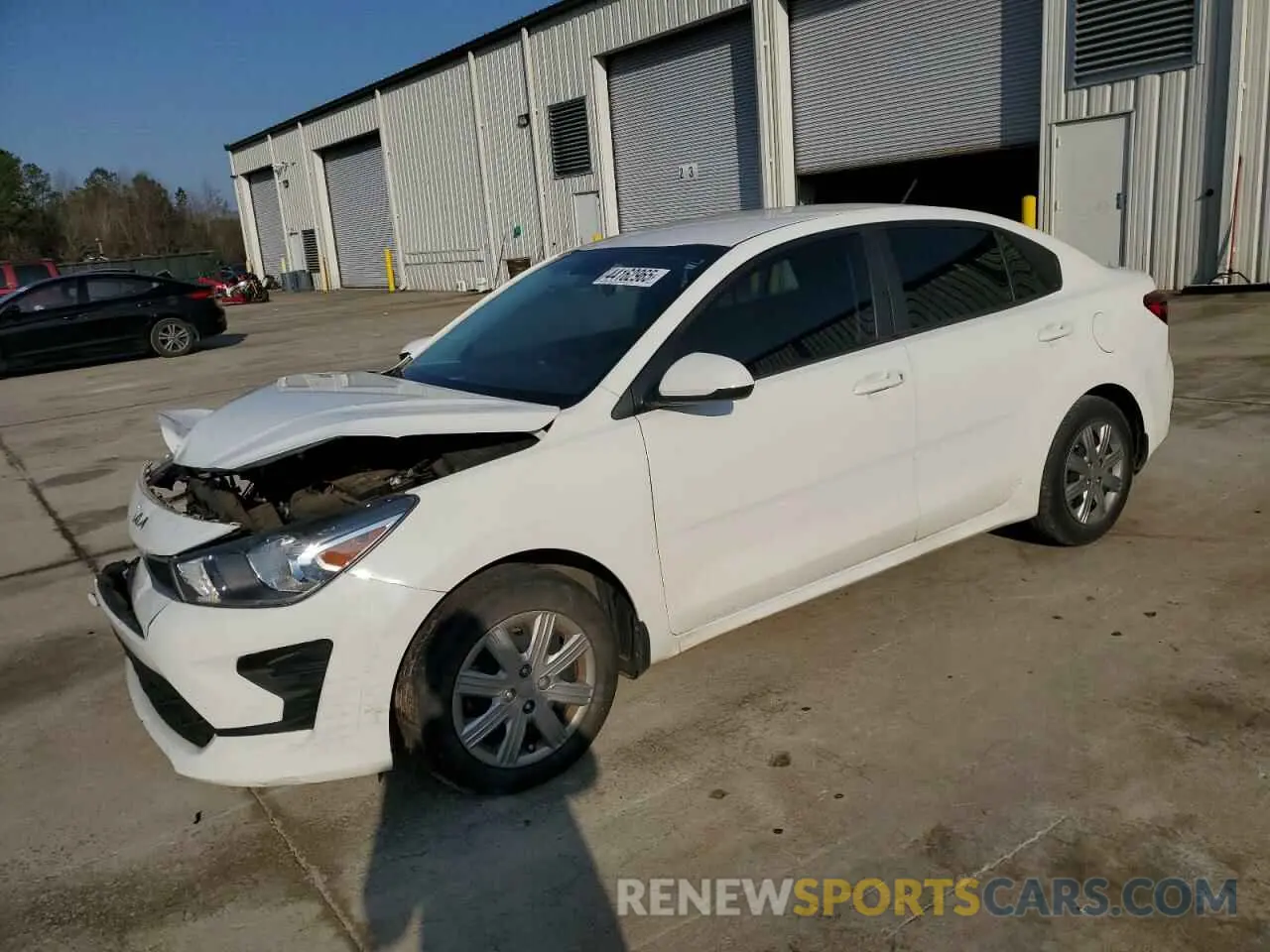 1 Photograph of a damaged car 3KPA24ADXNE500639 KIA RIO 2022