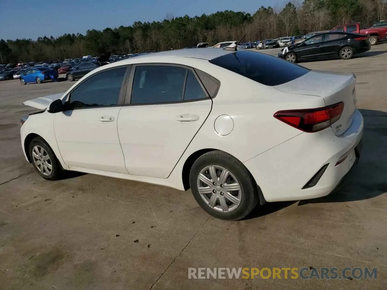 2 Photograph of a damaged car 3KPA24ADXNE500639 KIA RIO 2022