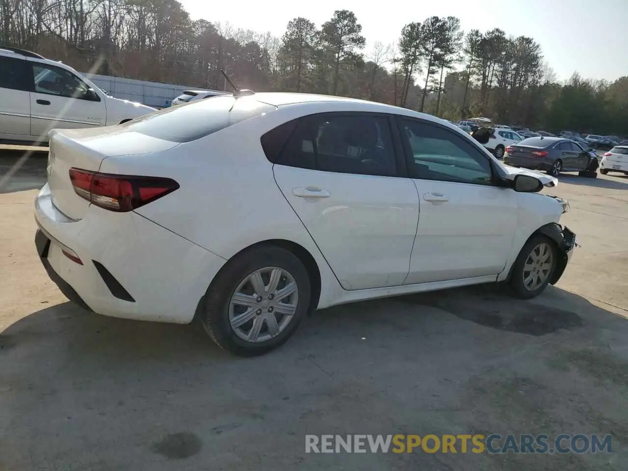 3 Photograph of a damaged car 3KPA24ADXNE500639 KIA RIO 2022