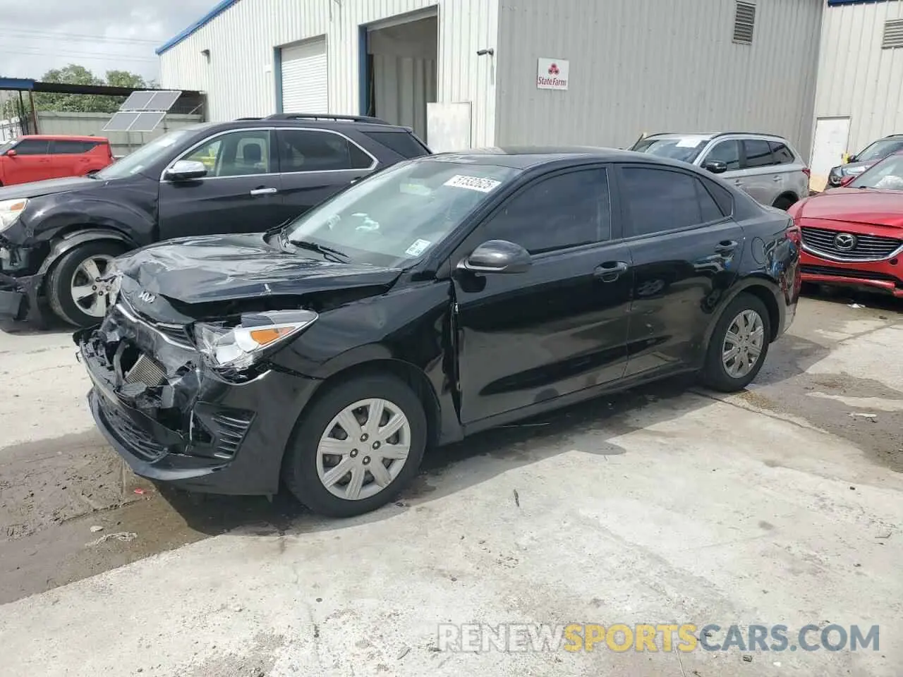 1 Photograph of a damaged car 3KPA24ADXNE502195 KIA RIO 2022