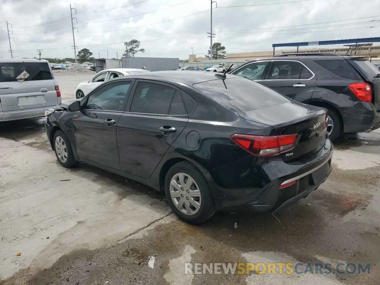 2 Photograph of a damaged car 3KPA24ADXNE502195 KIA RIO 2022
