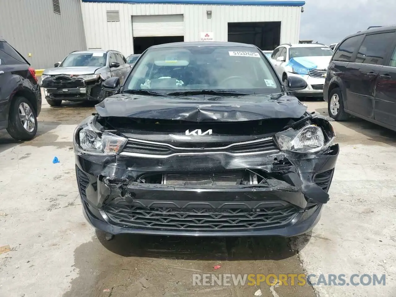 5 Photograph of a damaged car 3KPA24ADXNE502195 KIA RIO 2022