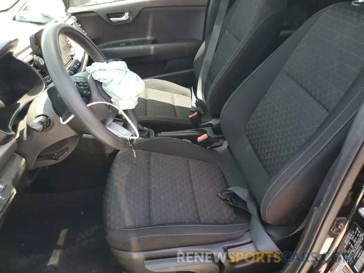 7 Photograph of a damaged car 3KPA24ADXNE502195 KIA RIO 2022