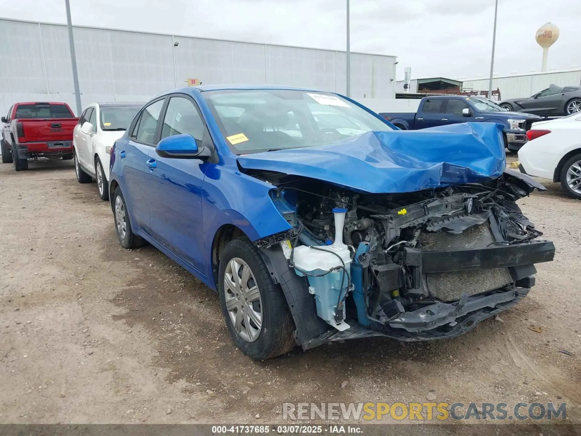 1 Photograph of a damaged car 3KPA24ADXNE508756 KIA RIO 2022
