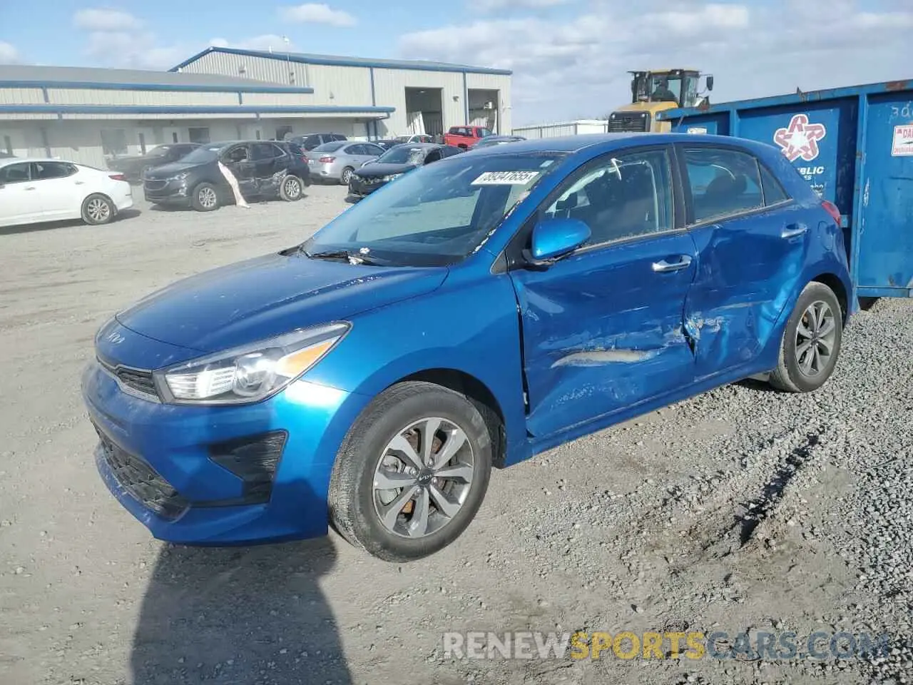 1 Photograph of a damaged car 3KPA25AD1NE437713 KIA RIO 2022