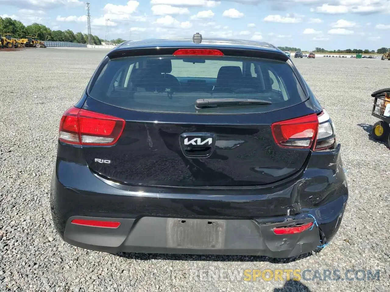 6 Photograph of a damaged car 3KPA25AD8NE464276 KIA RIO 2022