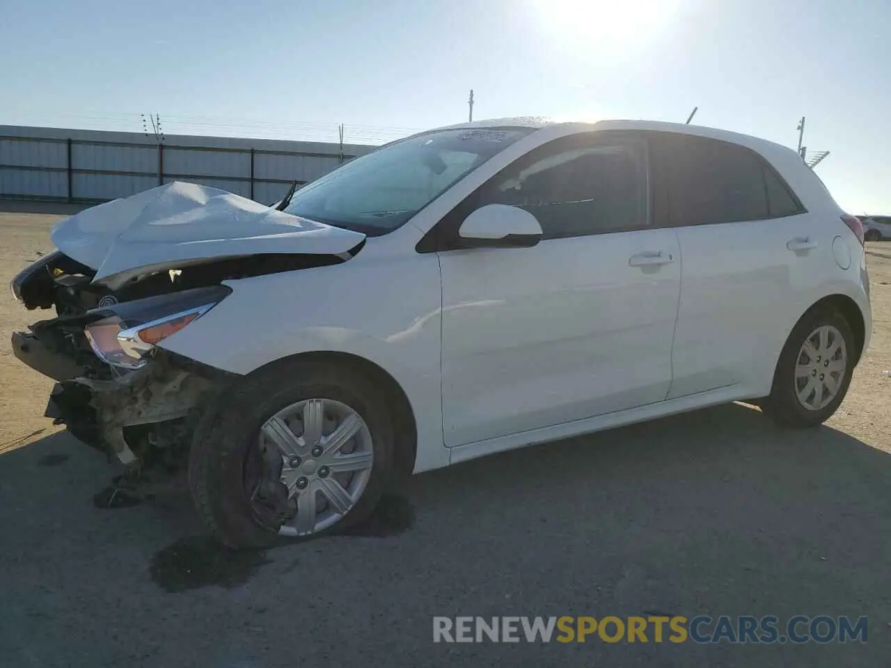 1 Photograph of a damaged car 3KPA25AD8NE464410 KIA RIO 2022