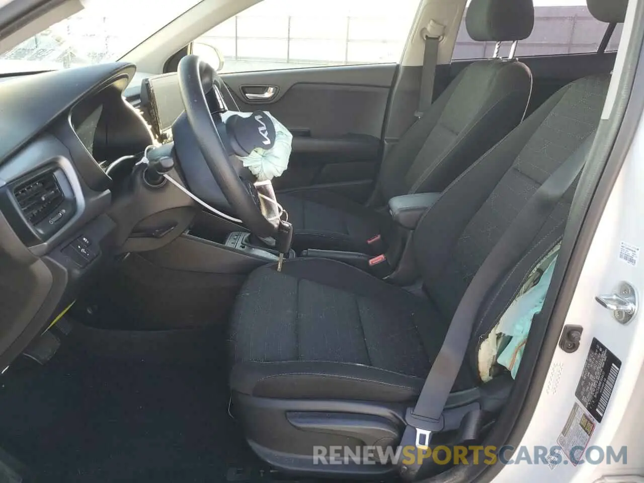 7 Photograph of a damaged car 3KPA25AD8NE464410 KIA RIO 2022