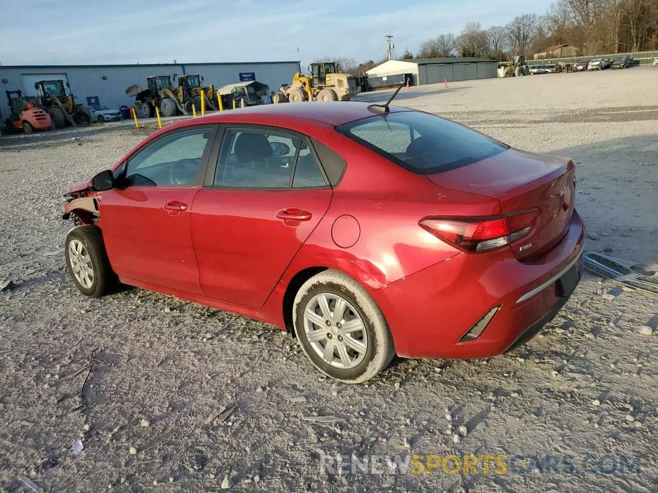 2 Photograph of a damaged car 3KPA24AD0PE530560 KIA RIO 2023