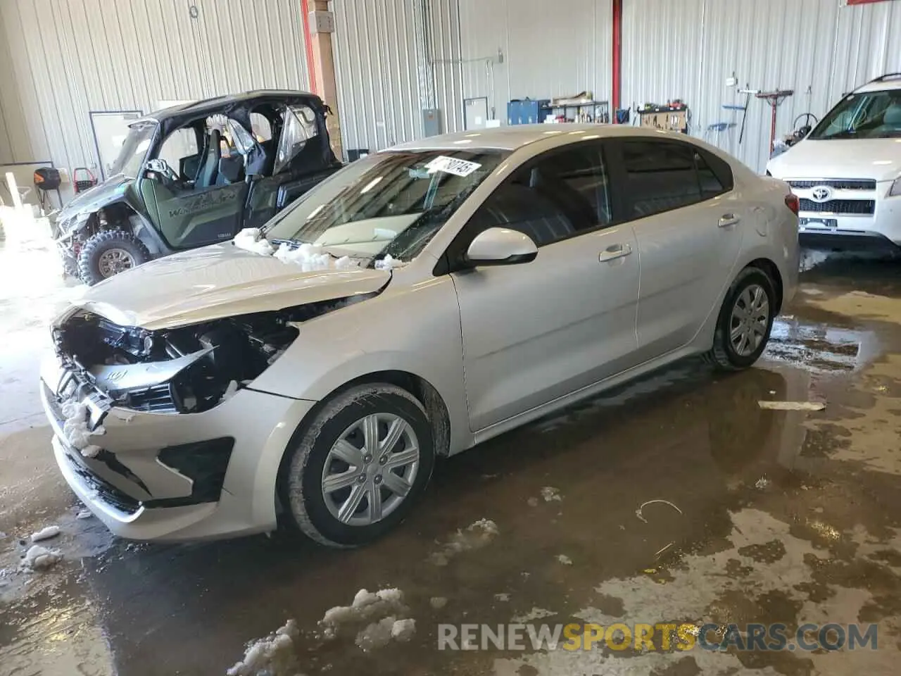 1 Photograph of a damaged car 3KPA24AD0PE534219 KIA RIO 2023