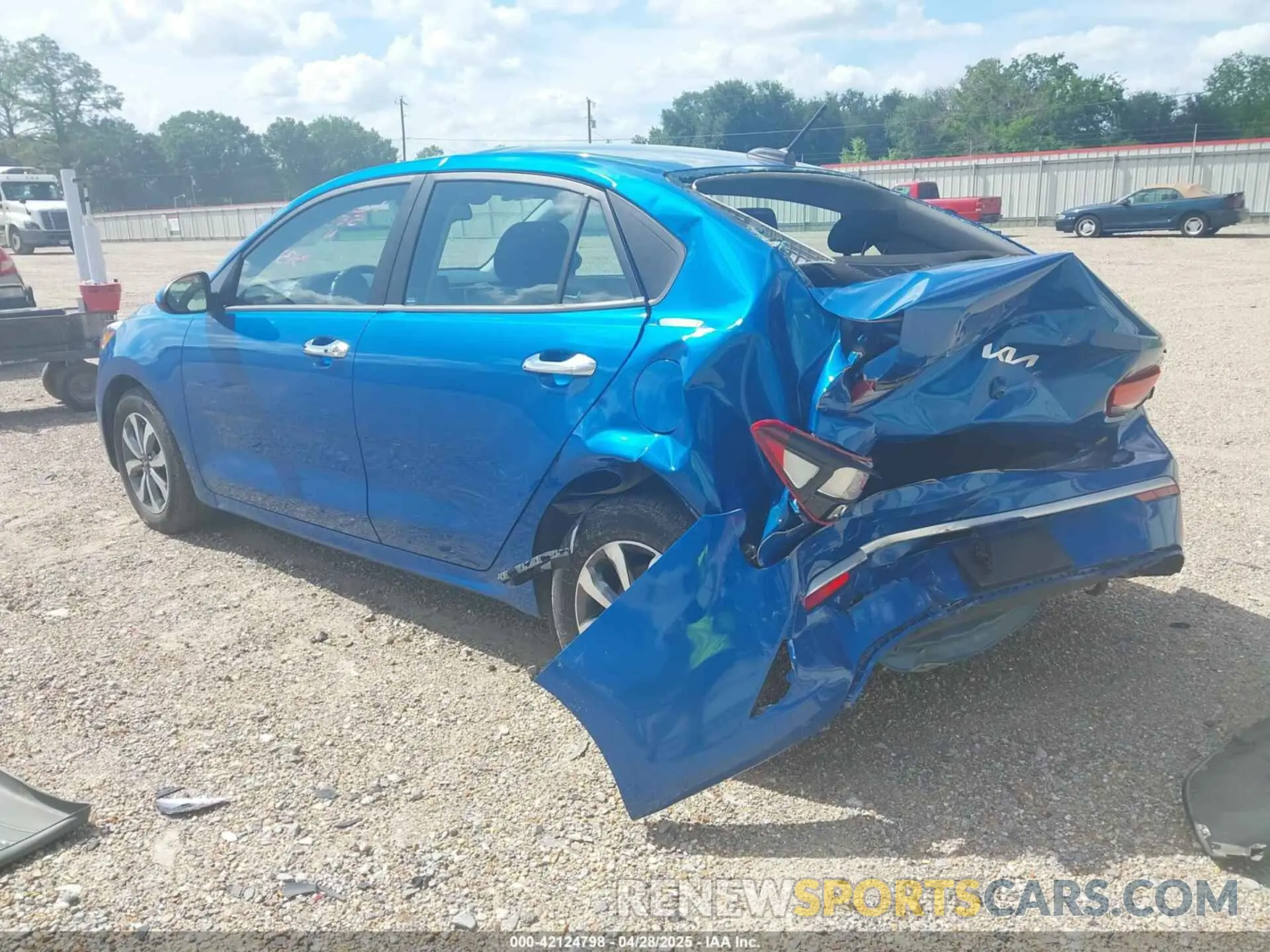 3 Photograph of a damaged car 3KPA24AD0PE552638 KIA RIO 2023