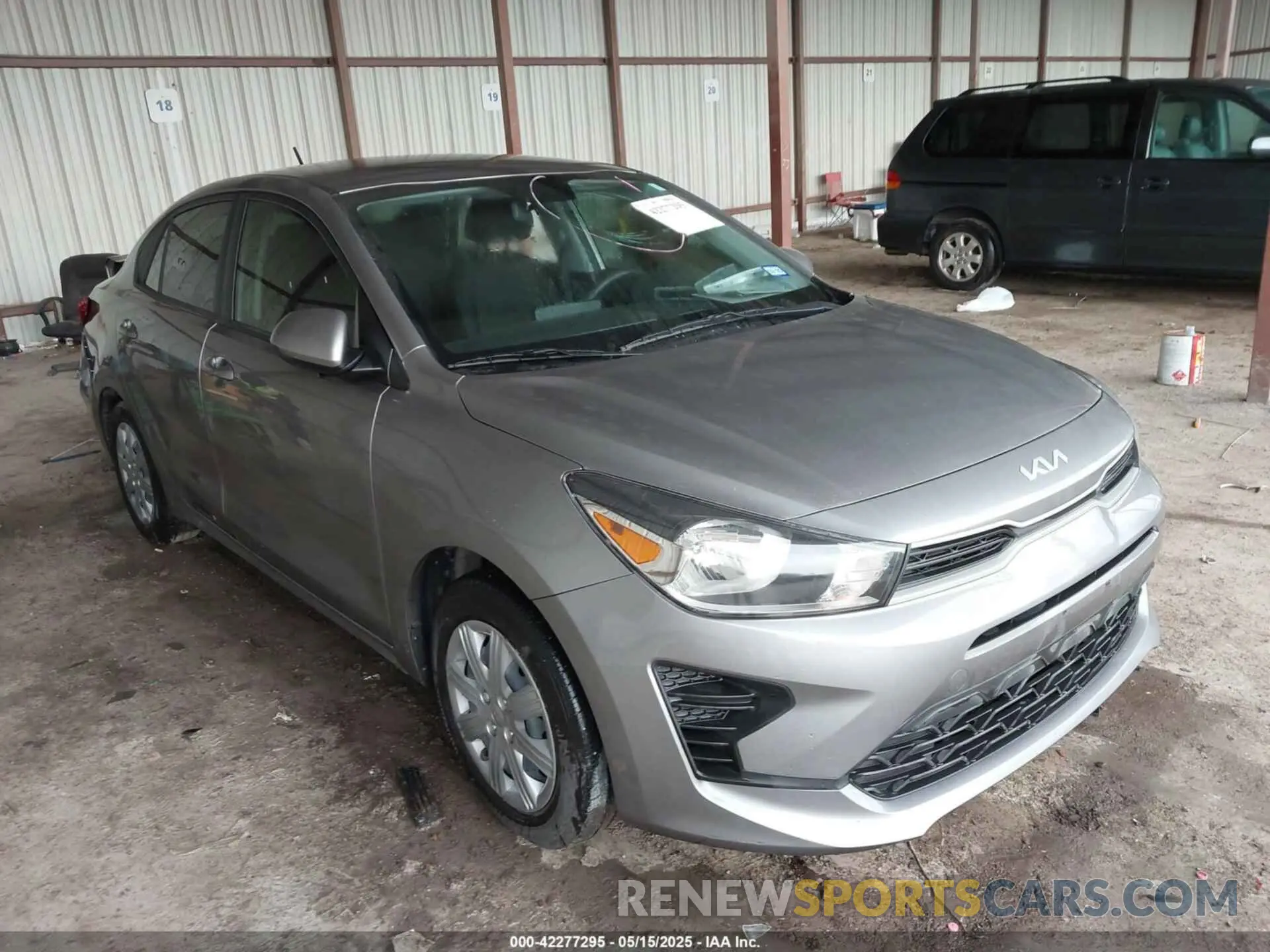 1 Photograph of a damaged car 3KPA24AD0PE553059 KIA RIO 2023