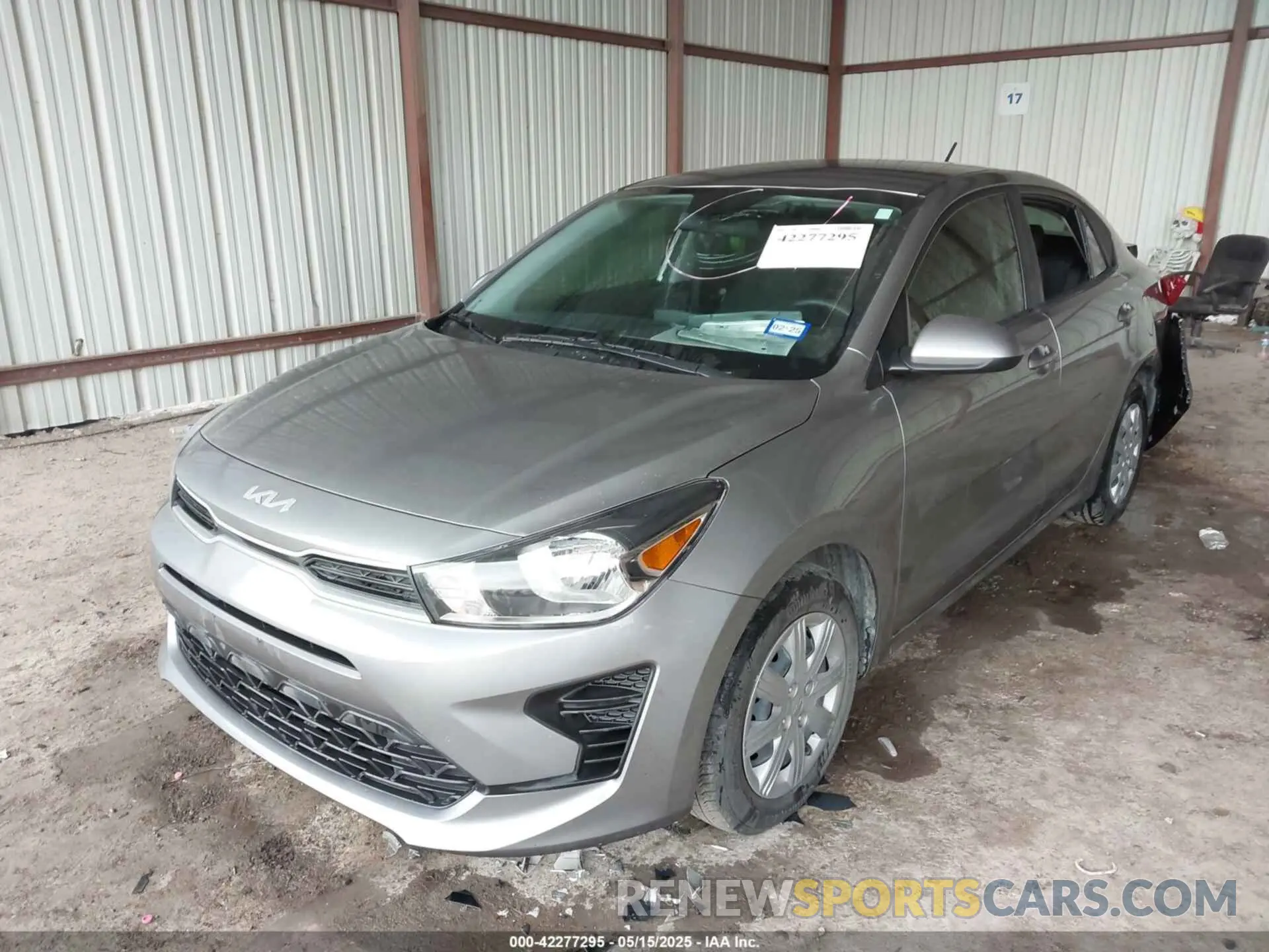 2 Photograph of a damaged car 3KPA24AD0PE553059 KIA RIO 2023