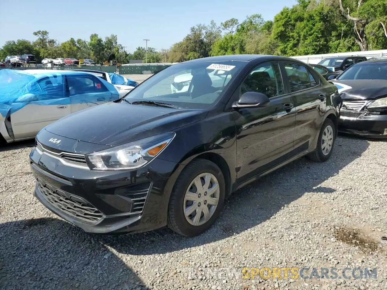1 Photograph of a damaged car 3KPA24AD0PE565857 KIA RIO 2023