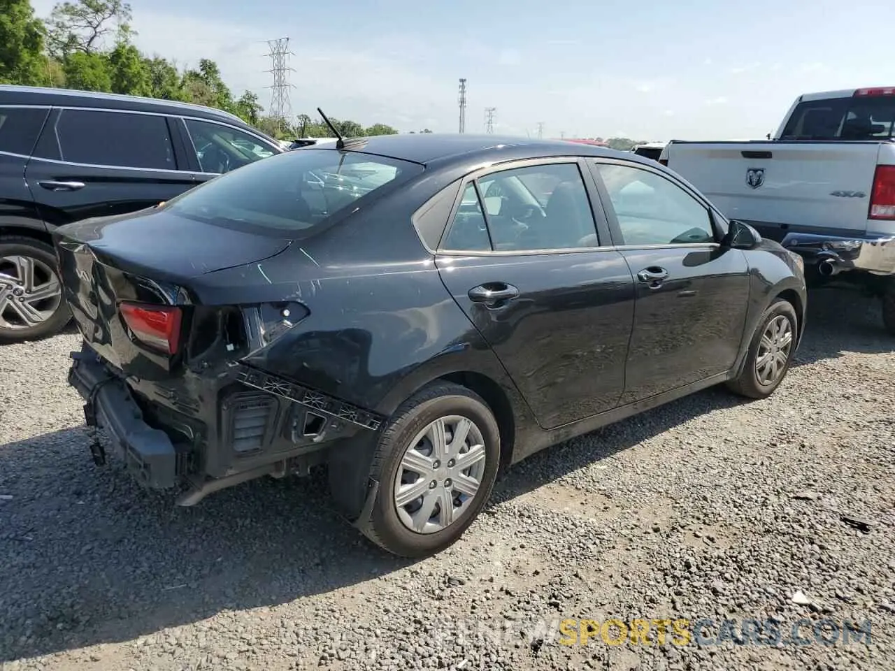 3 Photograph of a damaged car 3KPA24AD0PE565857 KIA RIO 2023
