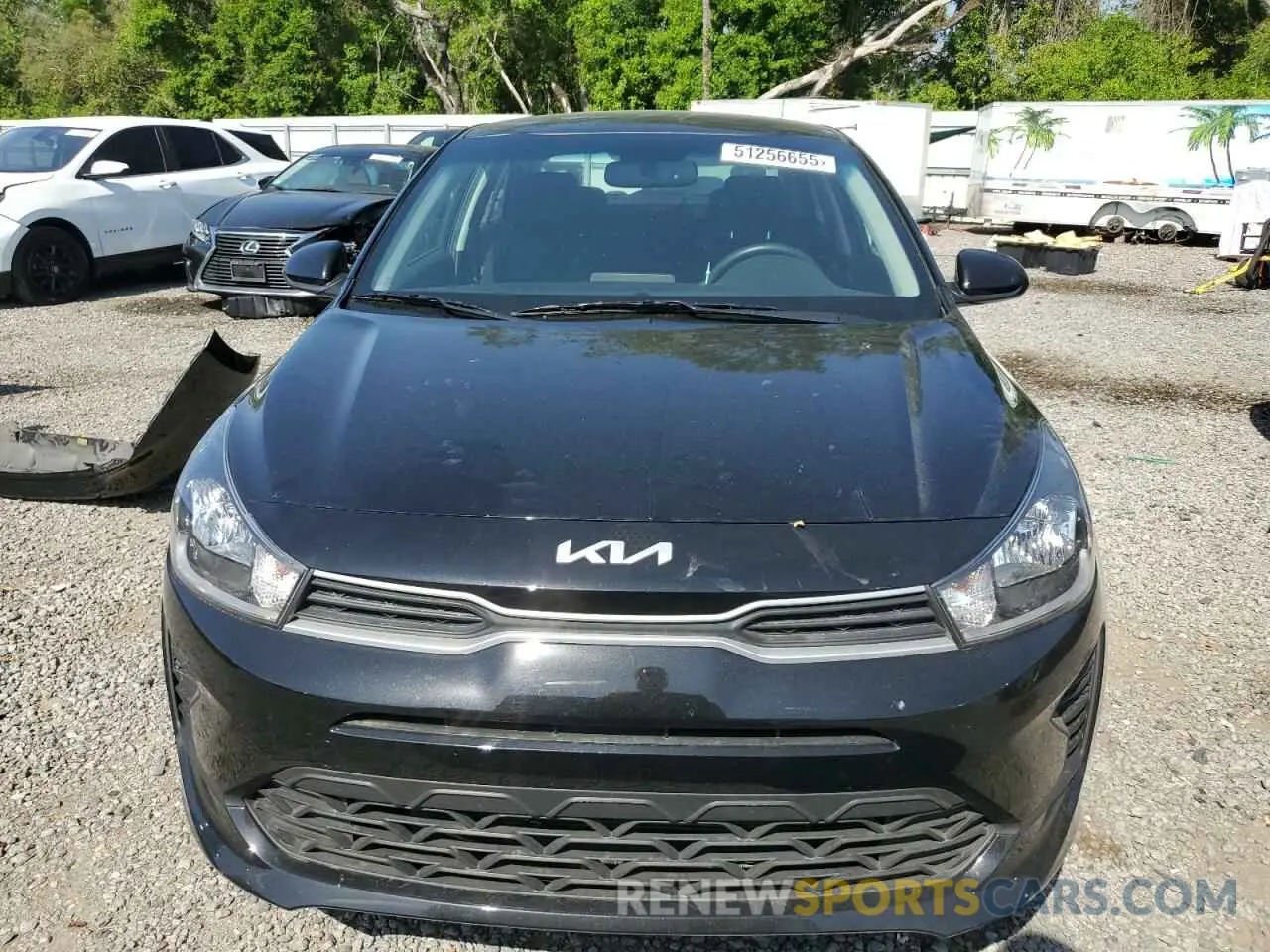 5 Photograph of a damaged car 3KPA24AD0PE565857 KIA RIO 2023