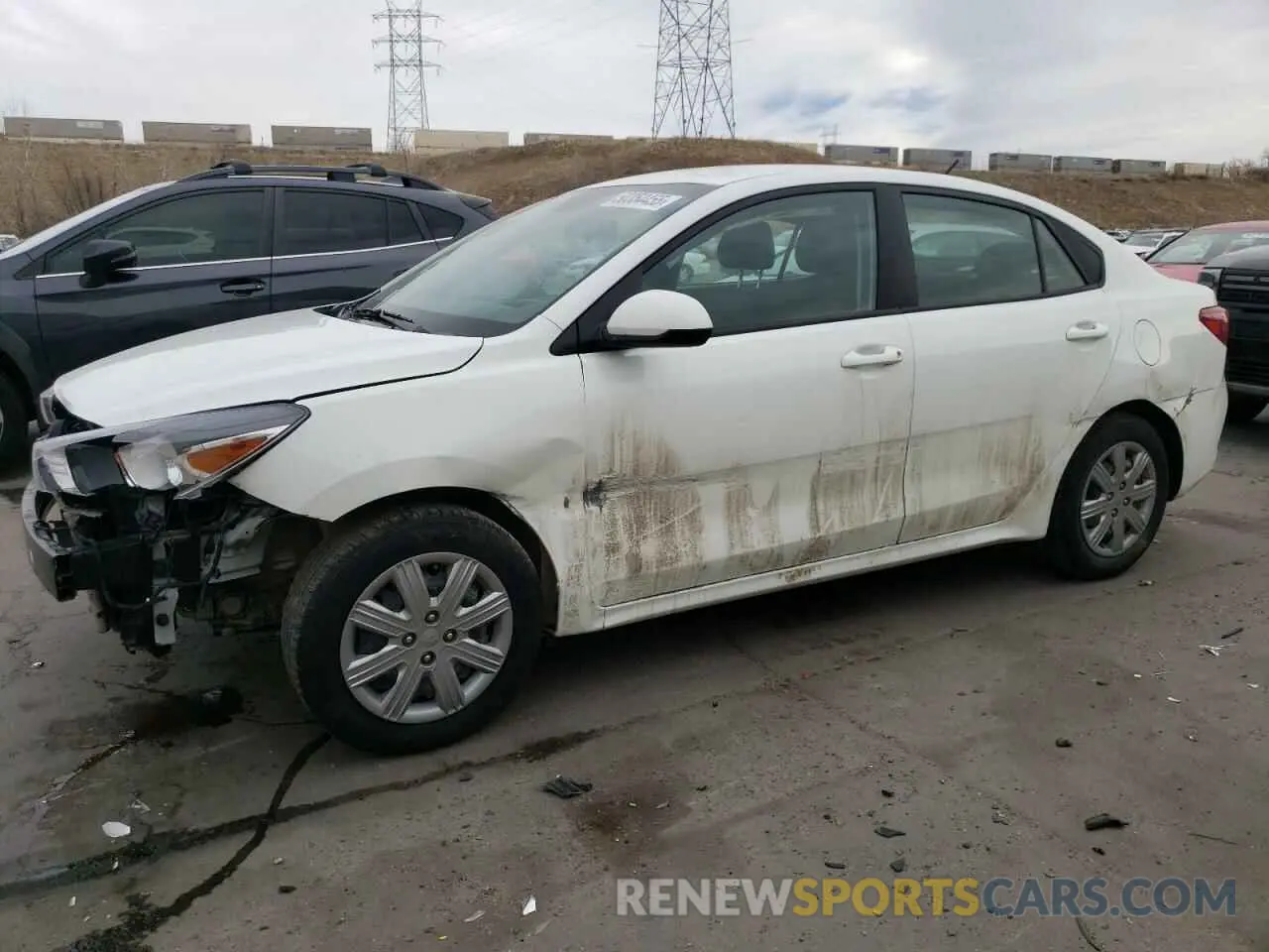 1 Photograph of a damaged car 3KPA24AD0PE566085 KIA RIO 2023