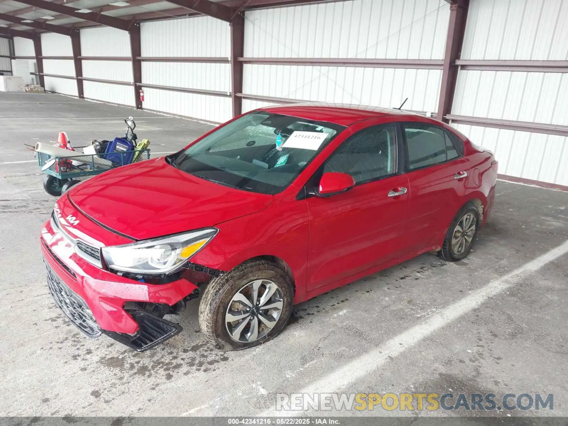 2 Photograph of a damaged car 3KPA24AD0PE572873 KIA RIO 2023