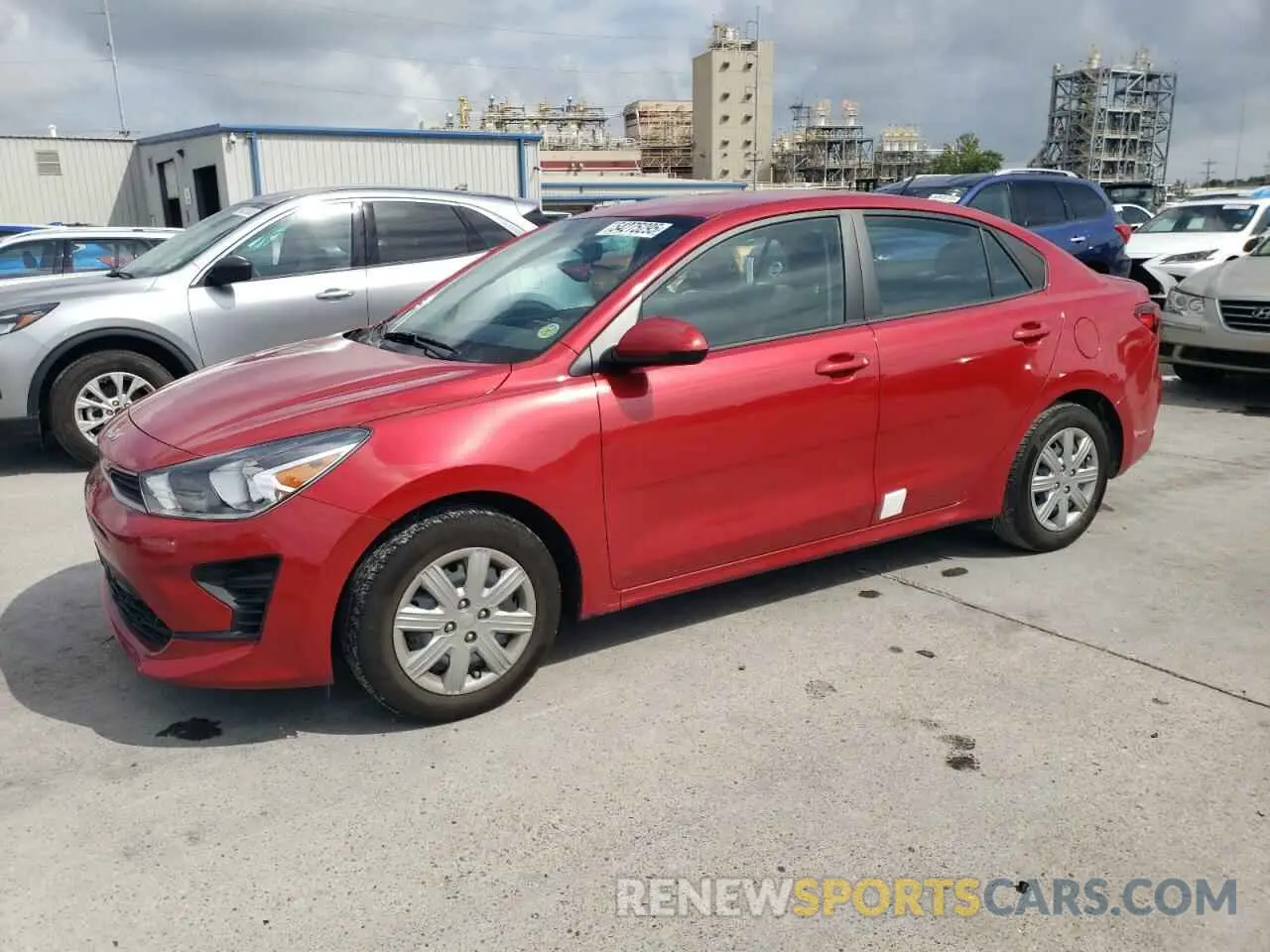 1 Photograph of a damaged car 3KPA24AD0PE604236 KIA RIO 2023