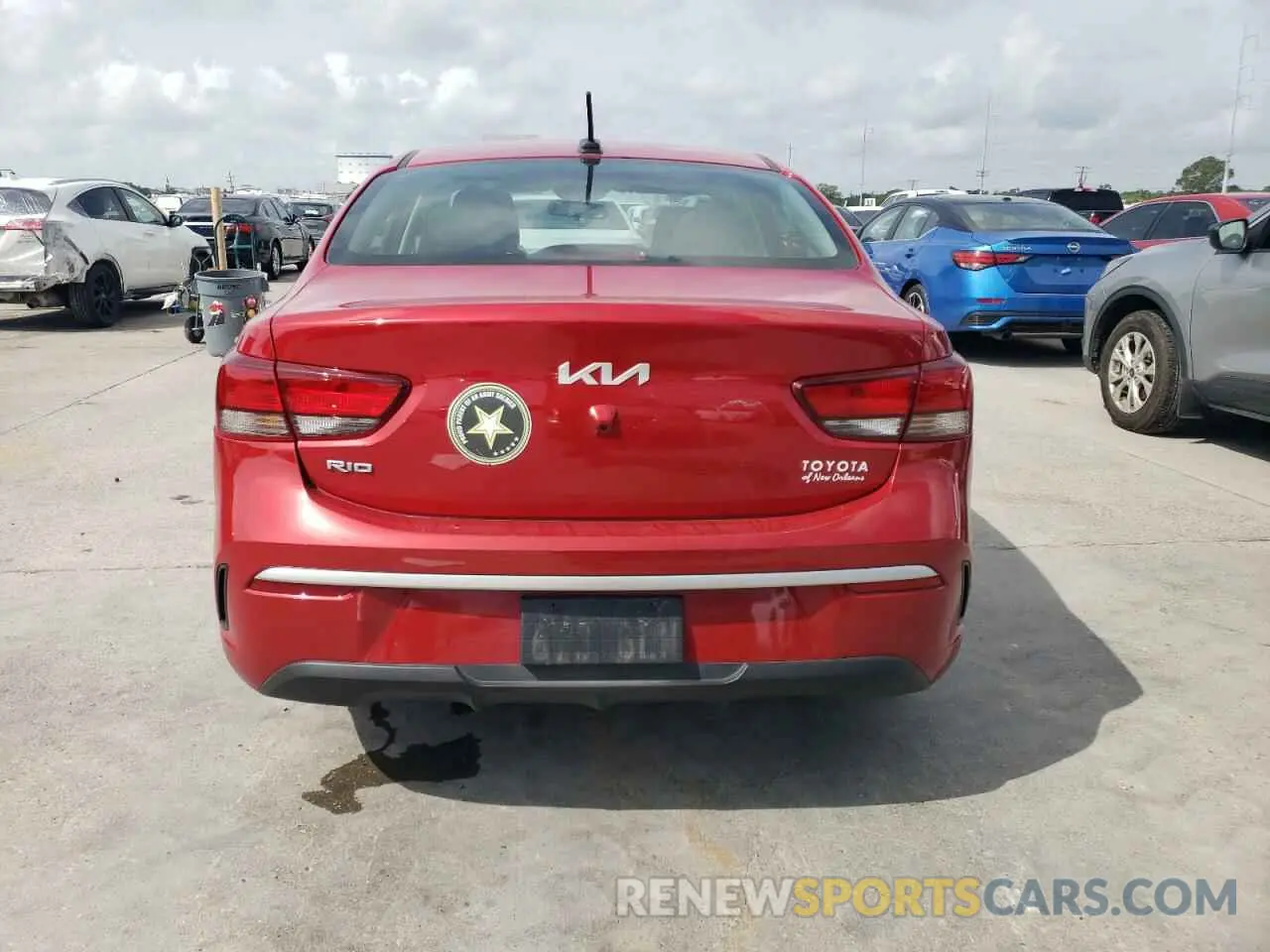 6 Photograph of a damaged car 3KPA24AD0PE604236 KIA RIO 2023