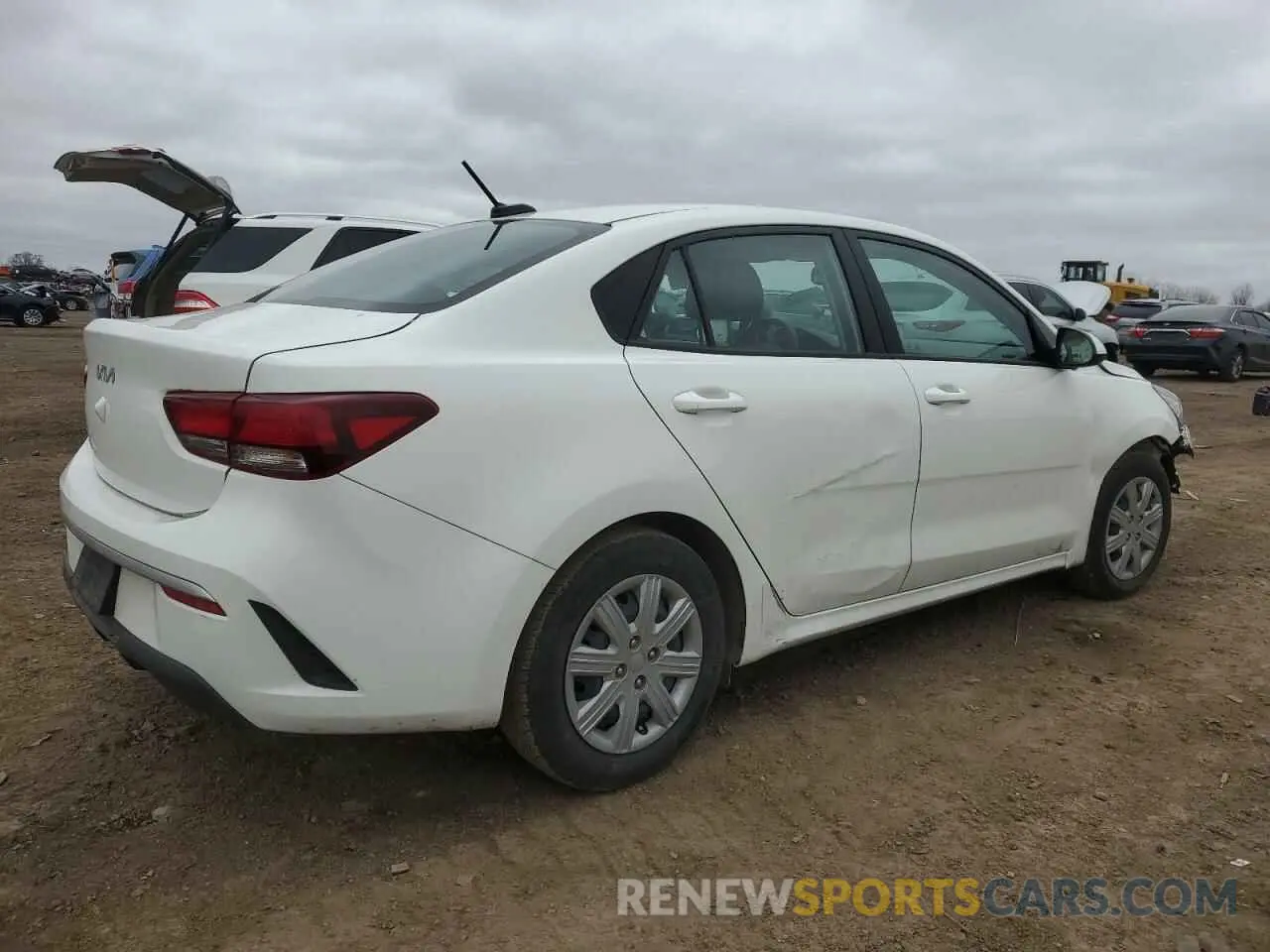 3 Photograph of a damaged car 3KPA24AD1PE524072 KIA RIO 2023