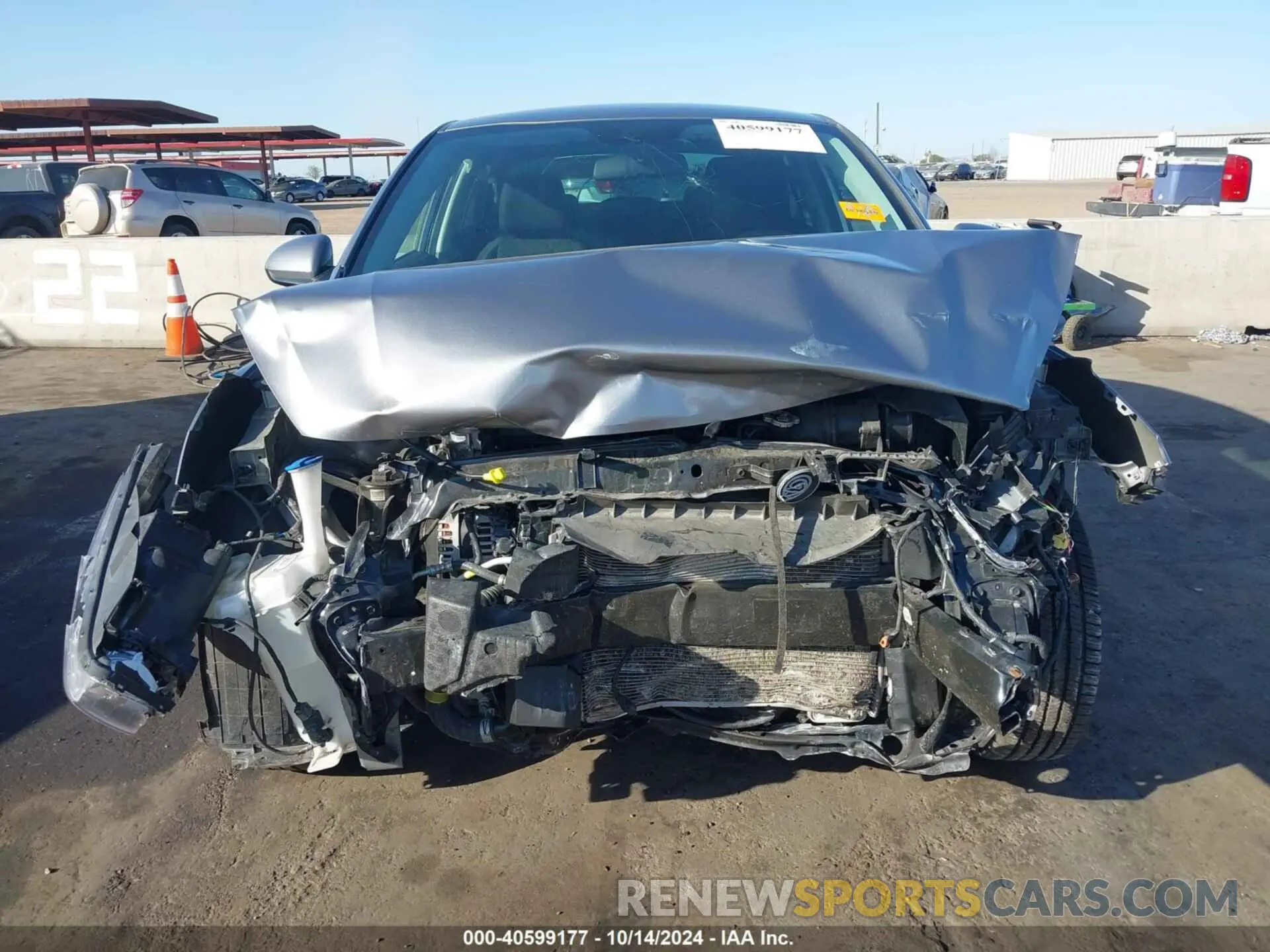 13 Photograph of a damaged car 3KPA24AD1PE526534 KIA RIO 2023